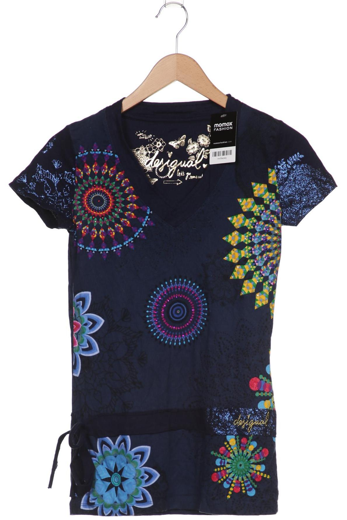 

Desigual Damen T-Shirt, marineblau, Gr. 36