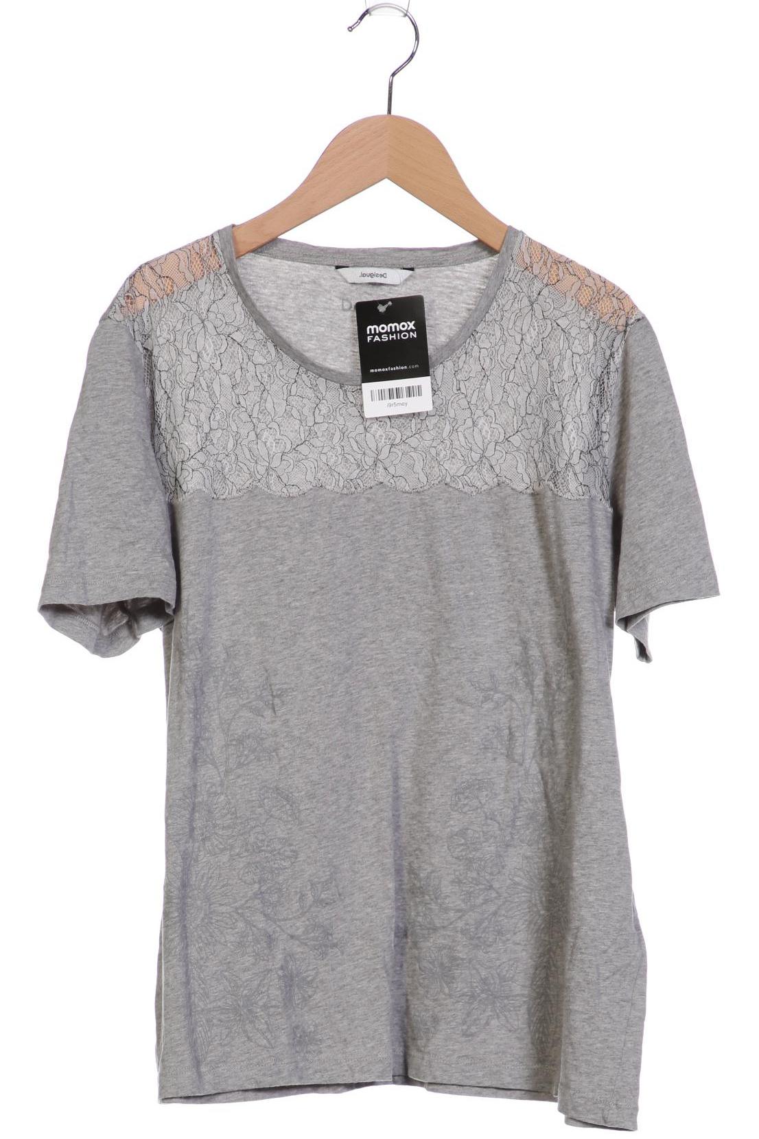 

Desigual Damen T-Shirt, grau, Gr. 44