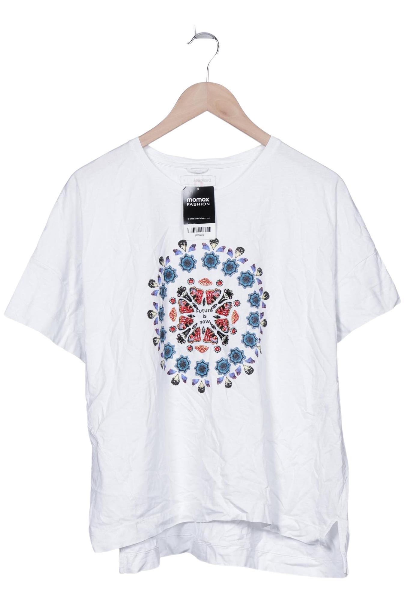 

Desigual Damen T-Shirt, weiß, Gr. 42