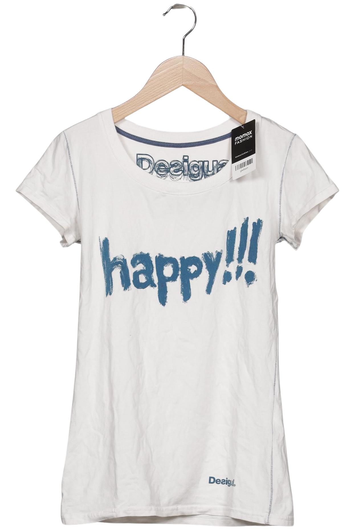 

Desigual Damen T-Shirt, weiß, Gr. 36