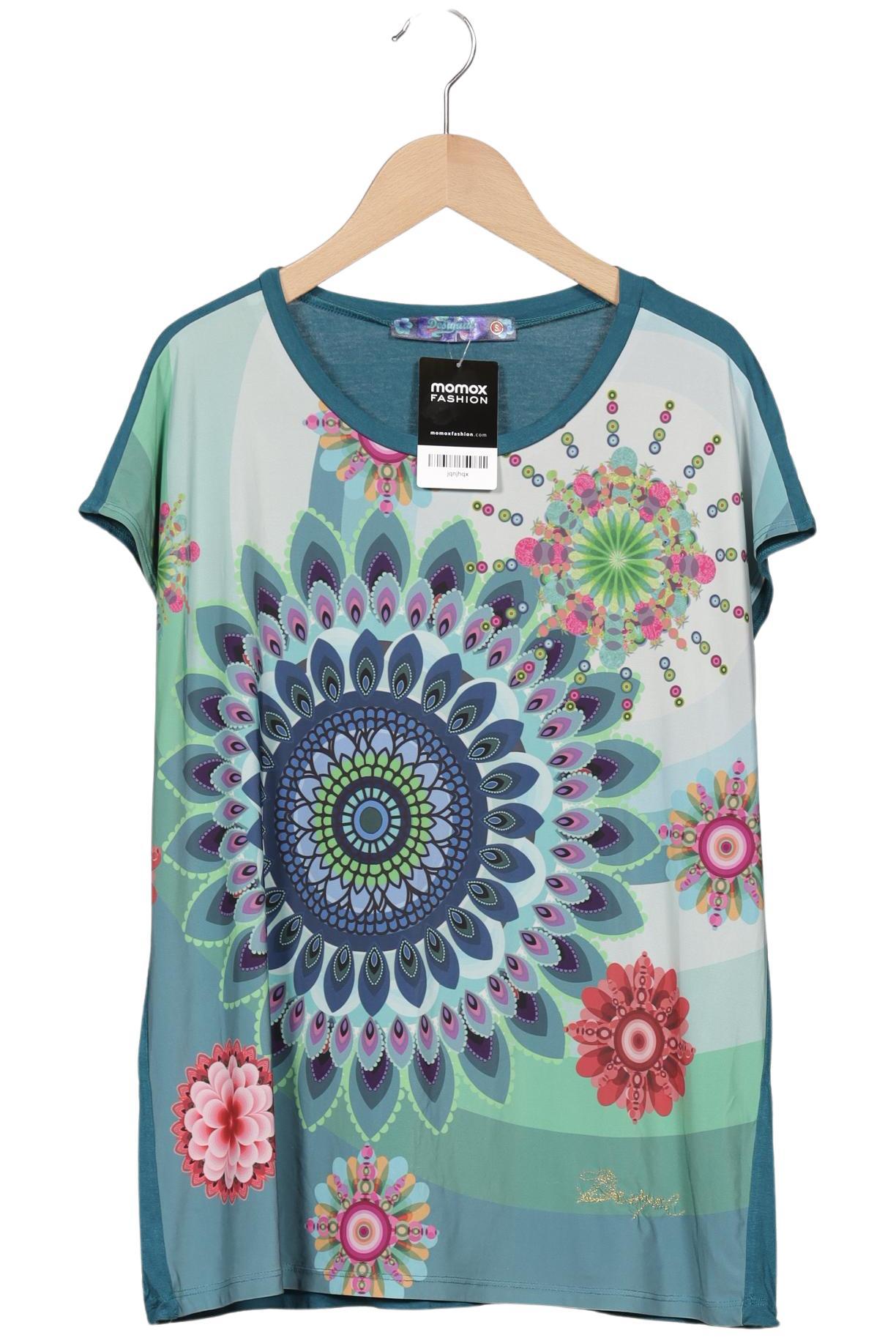 

Desigual Damen T-Shirt, türkis, Gr. 36
