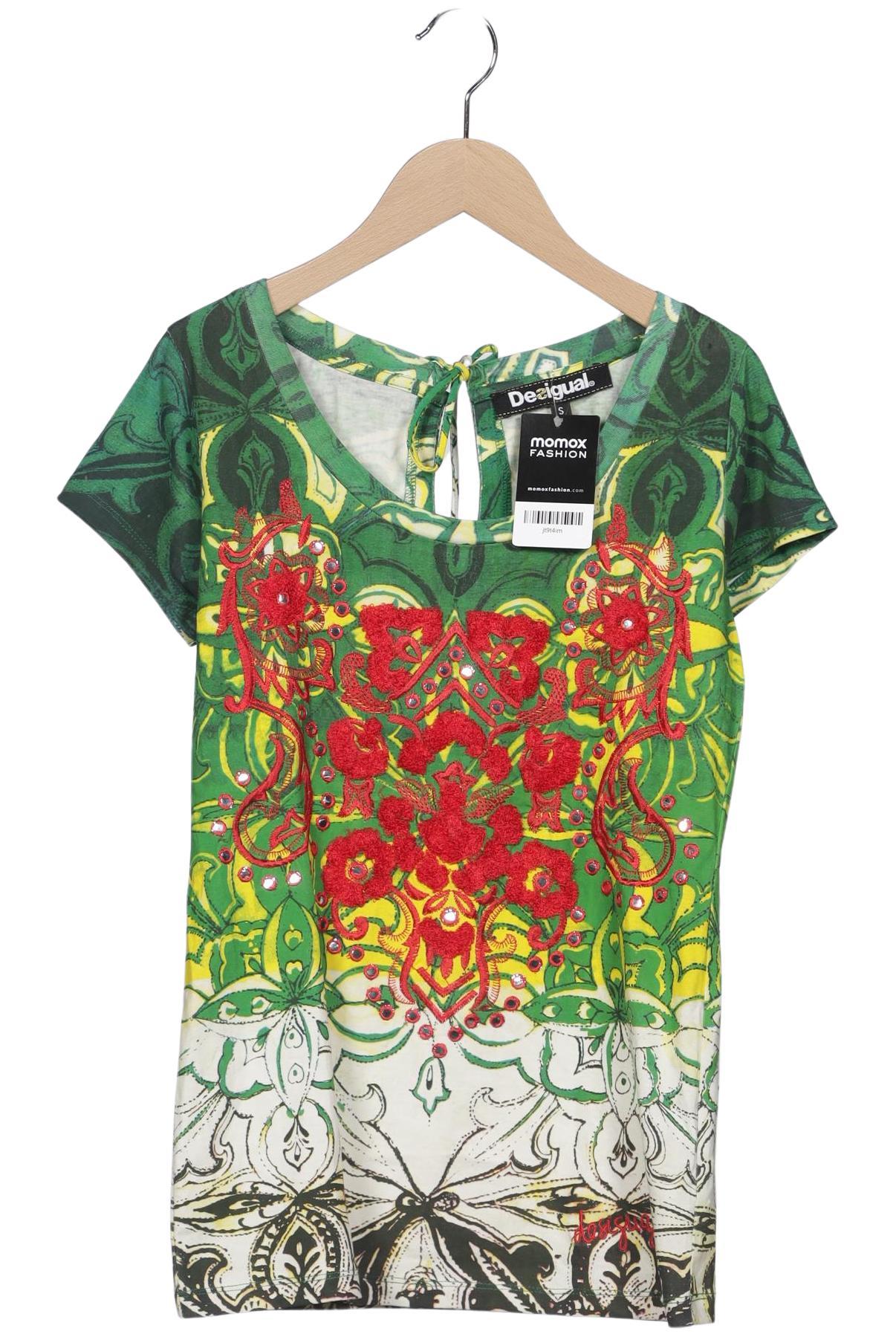 

Desigual Damen T-Shirt, grün, Gr. 36