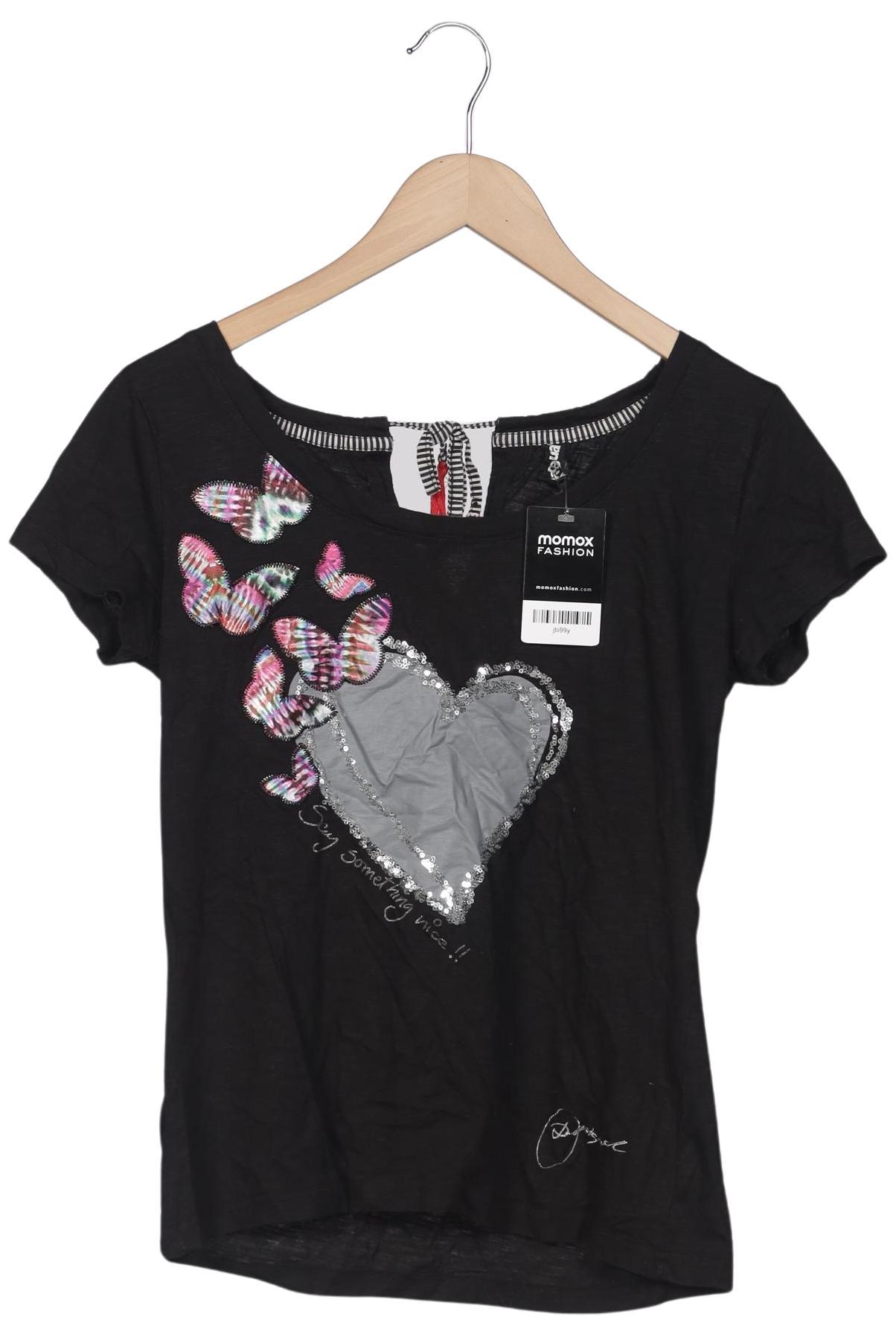 

Desigual Damen T-Shirt, schwarz, Gr. 42