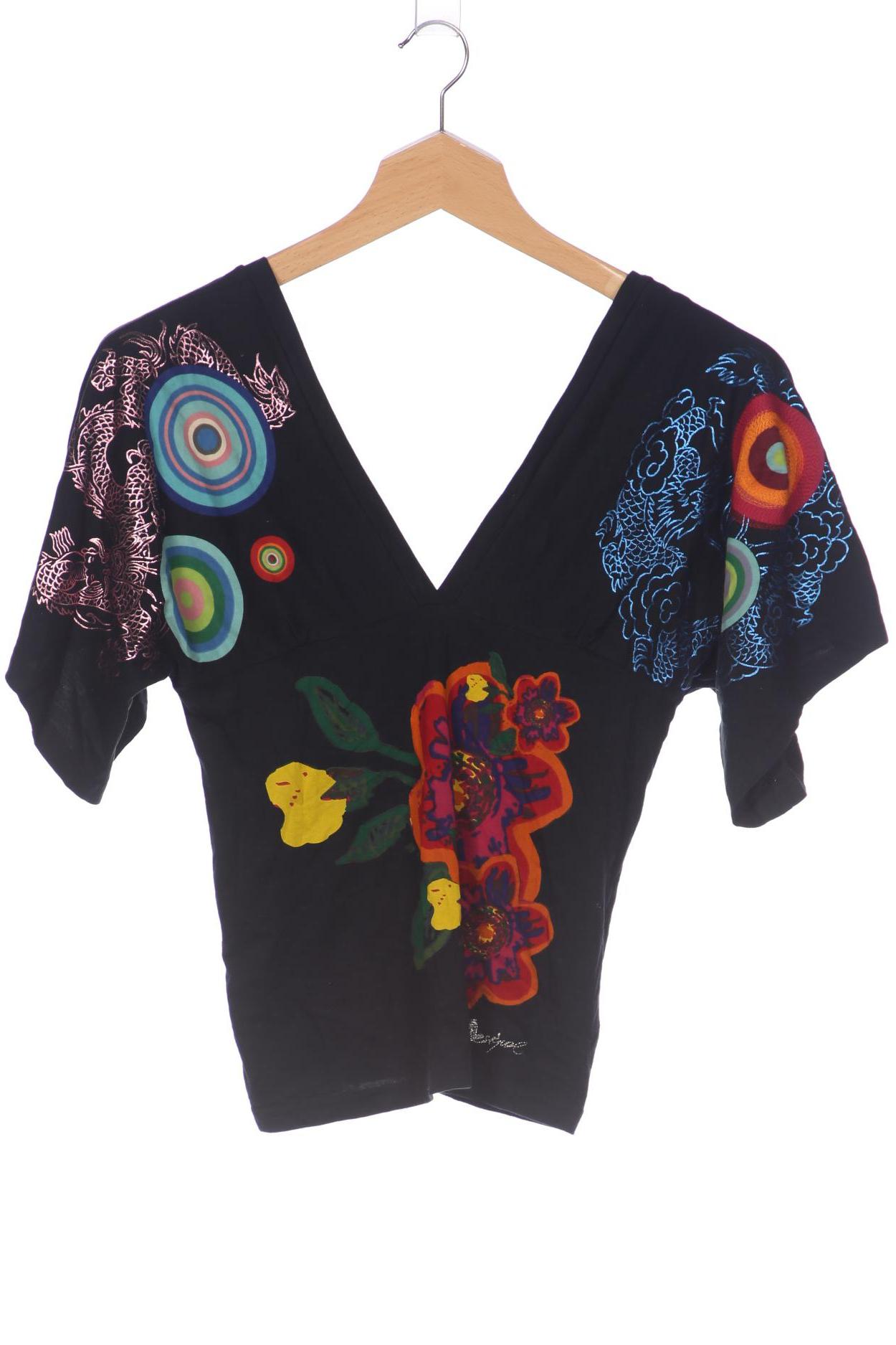 

Desigual Damen T-Shirt, schwarz, Gr. 44