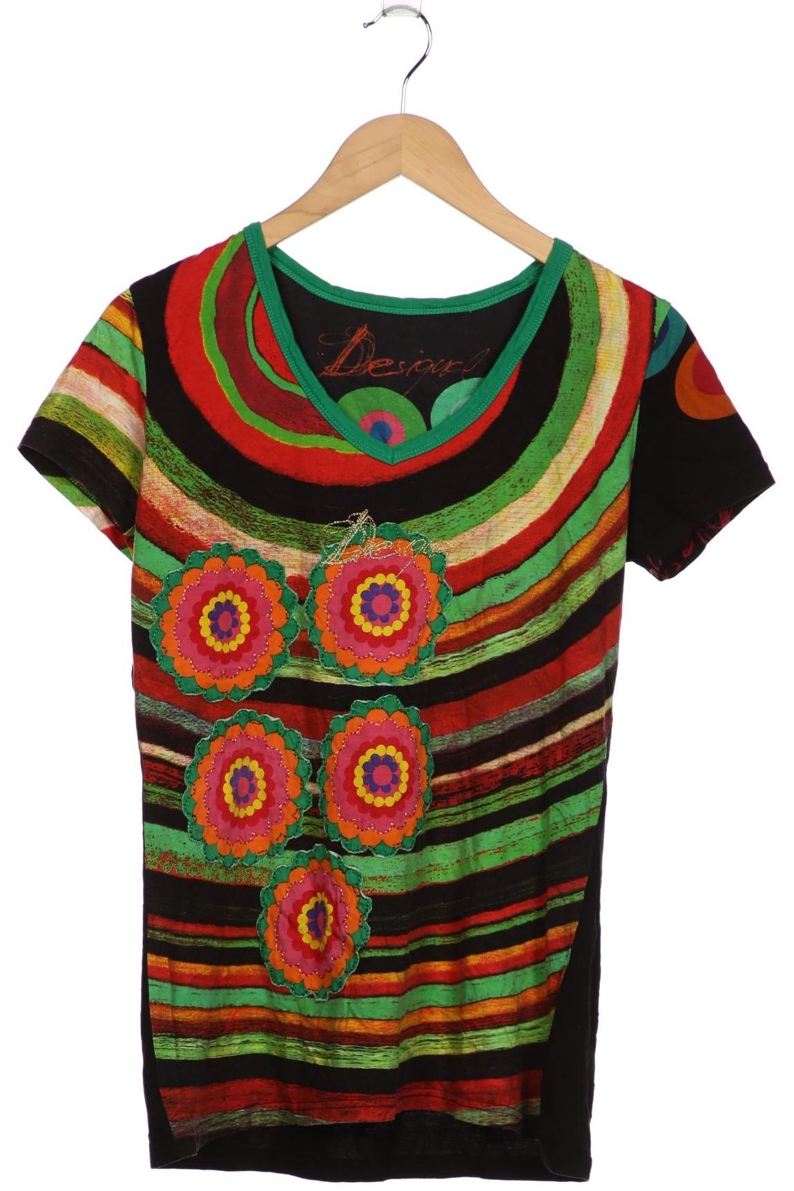 

Desigual Damen T-Shirt, mehrfarbig, Gr. 44
