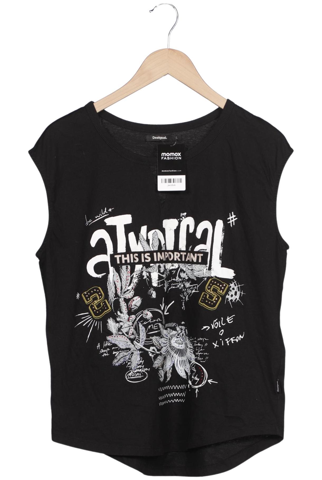

Desigual Damen T-Shirt, schwarz, Gr. 42