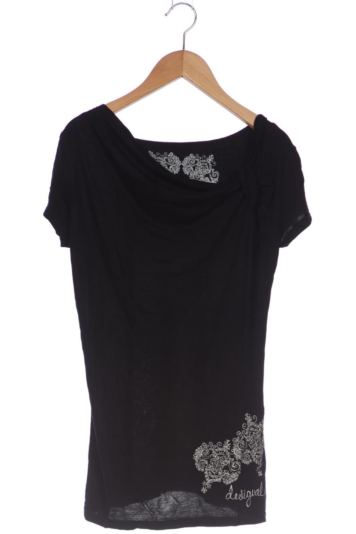 

Desigual Damen T-Shirt, schwarz, Gr. 34
