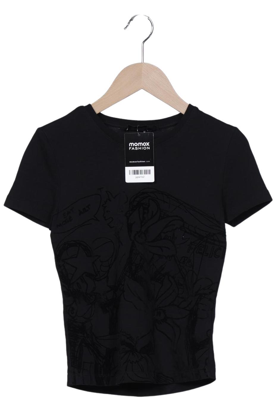 

Desigual Damen T-Shirt, schwarz, Gr. 34