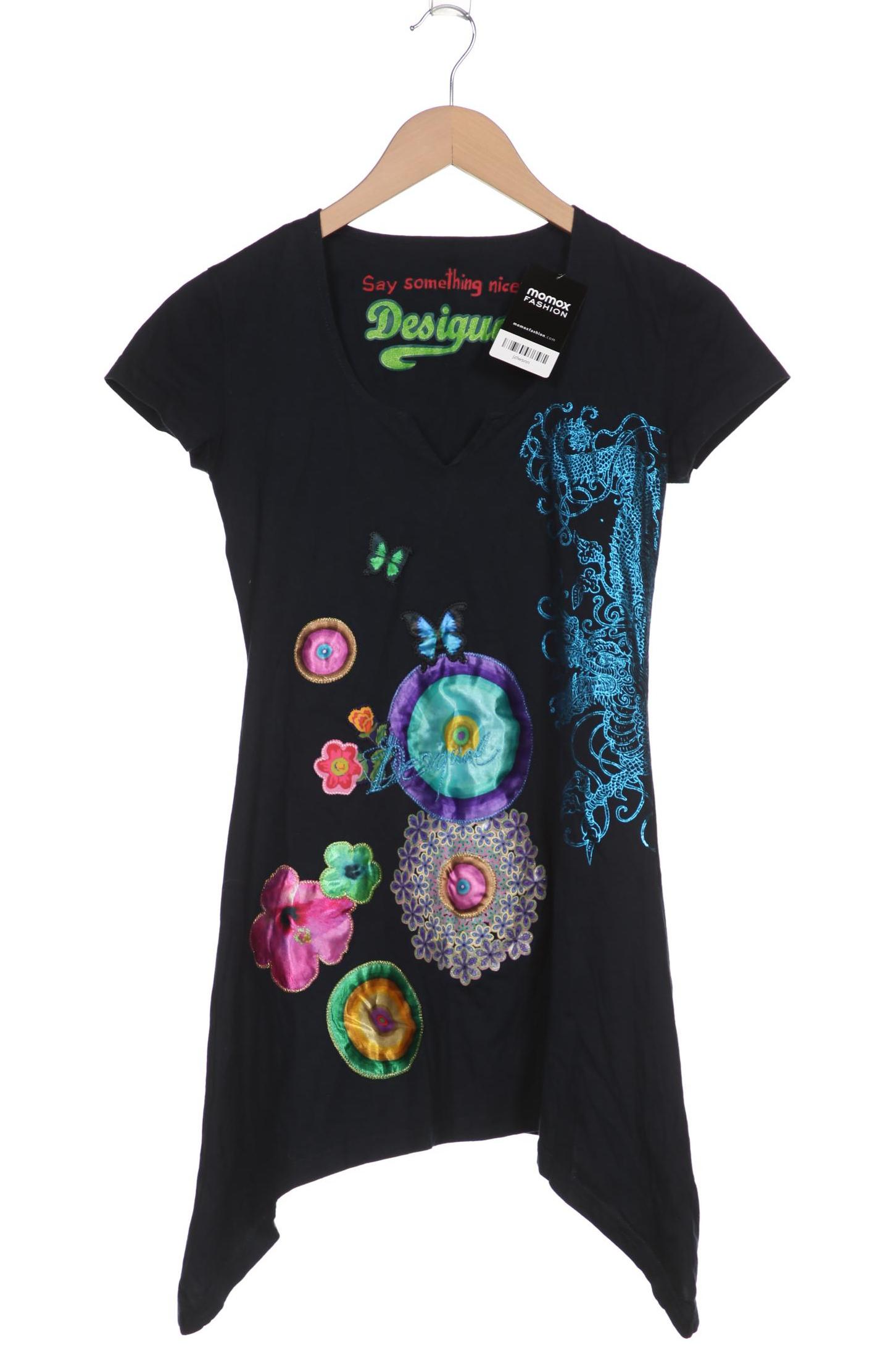 

Desigual Damen T-Shirt, marineblau, Gr. 36