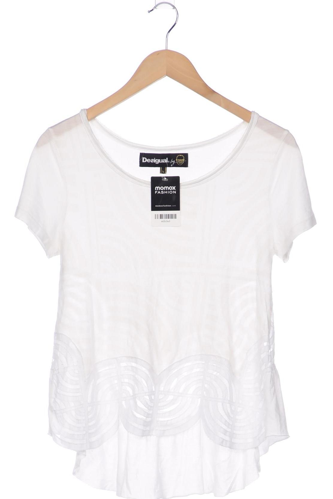 

Desigual Damen T-Shirt, weiß, Gr. 42