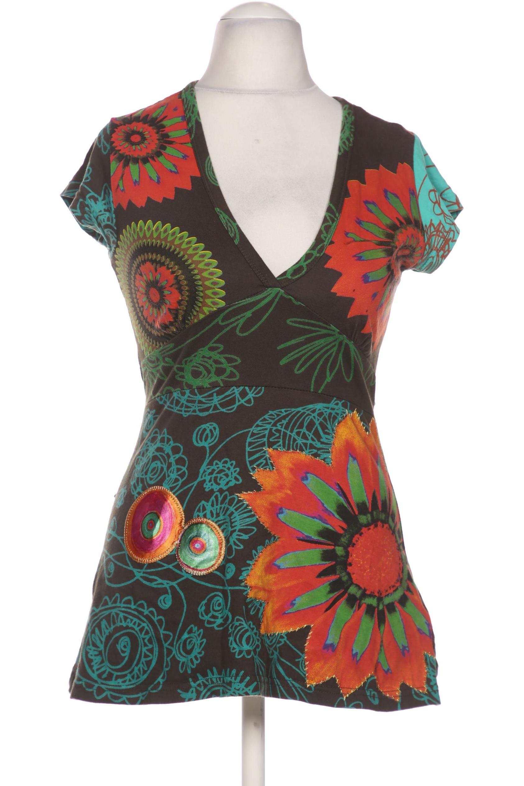 

Desigual Damen T-Shirt, grün, Gr. 38