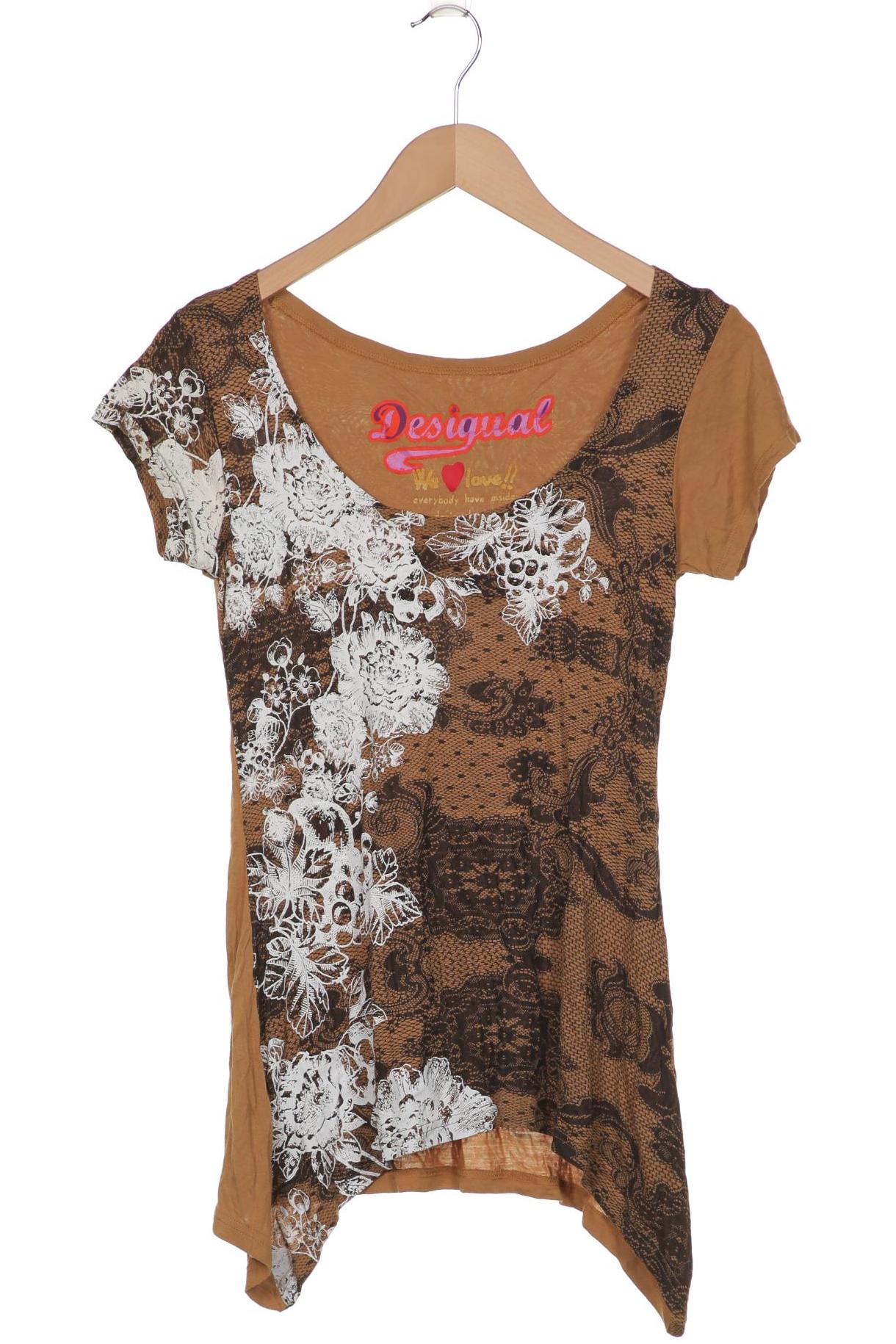 

Desigual Damen T-Shirt, beige