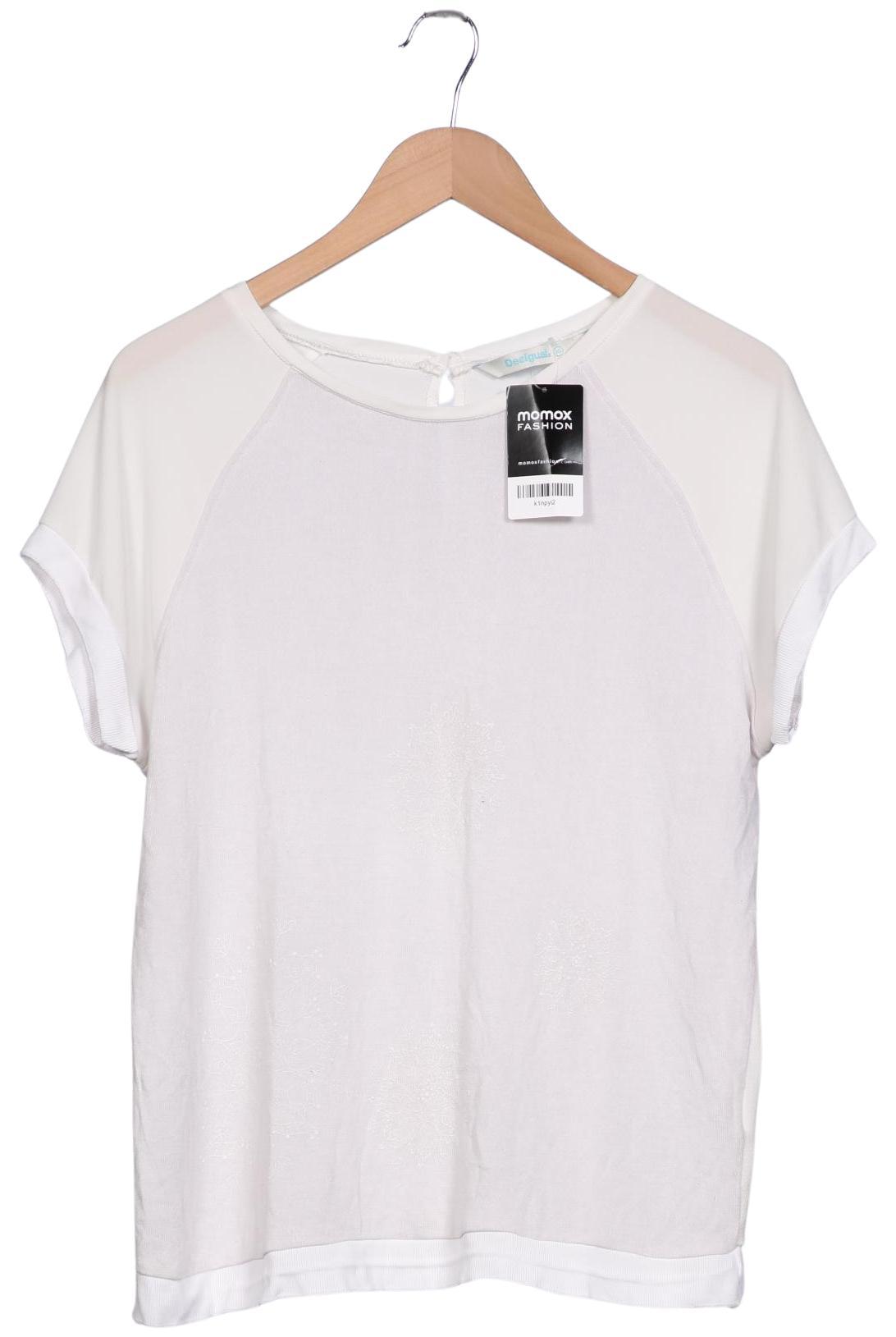 

Desigual Damen T-Shirt, weiß, Gr. 44