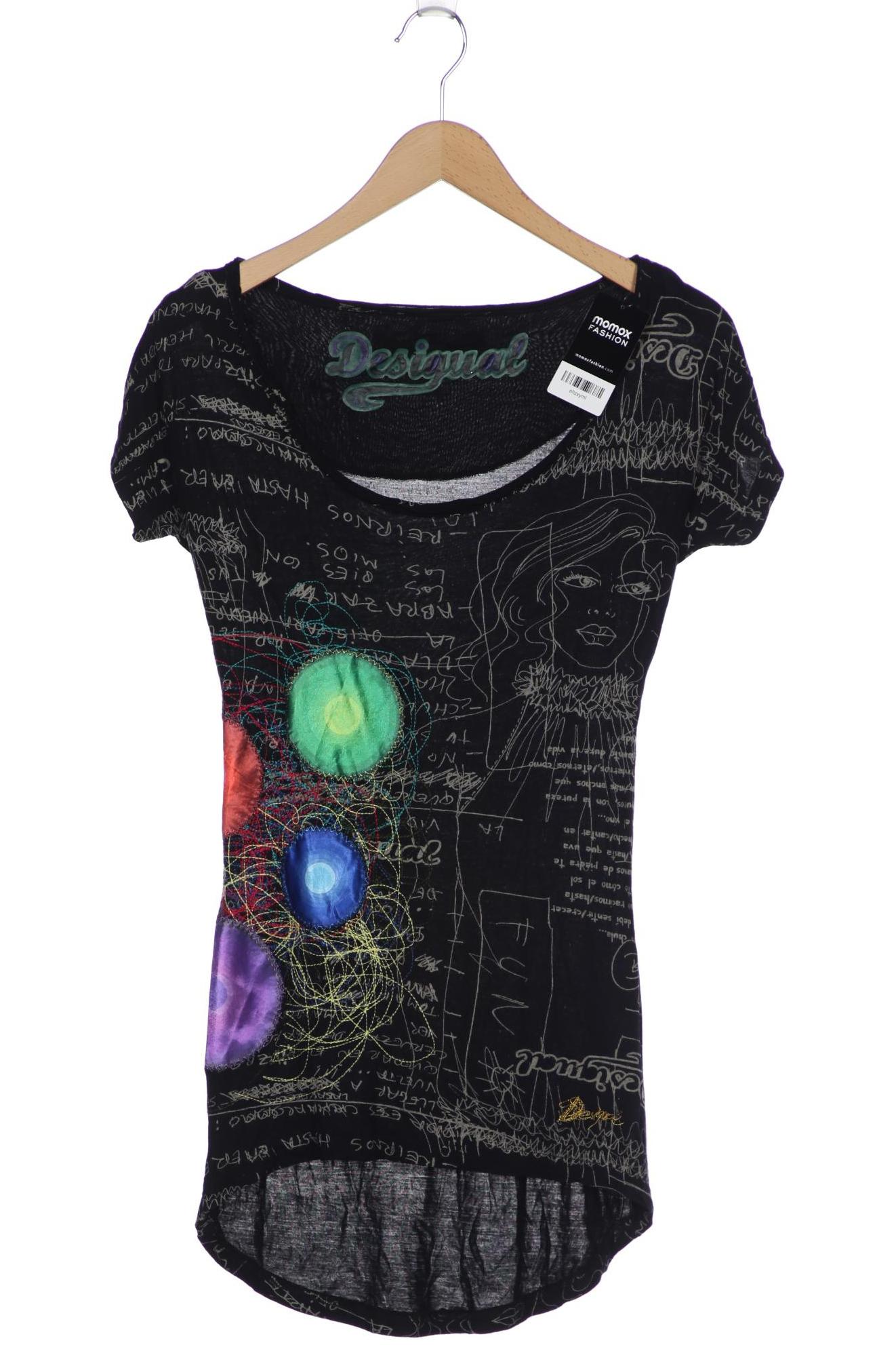 

Desigual Damen T-Shirt, schwarz, Gr. 36