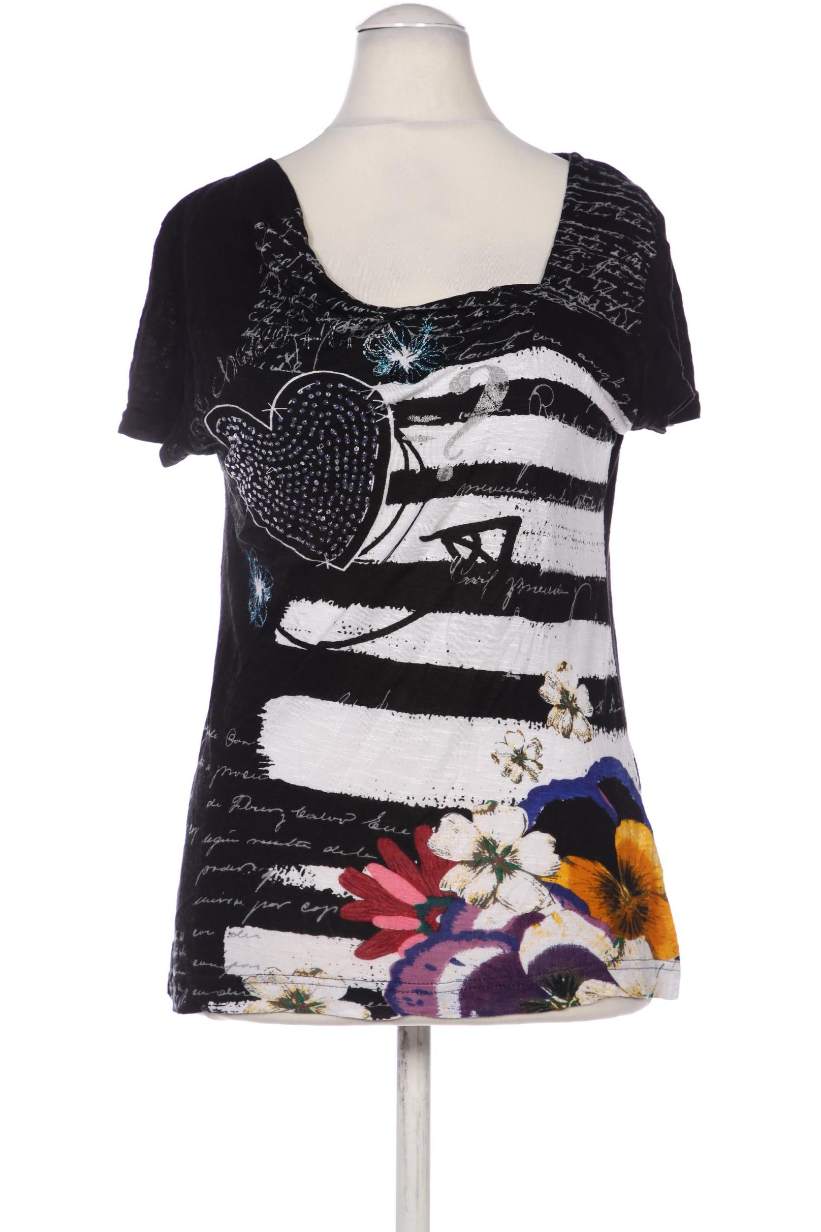 

Desigual Damen T-Shirt, schwarz, Gr. 38