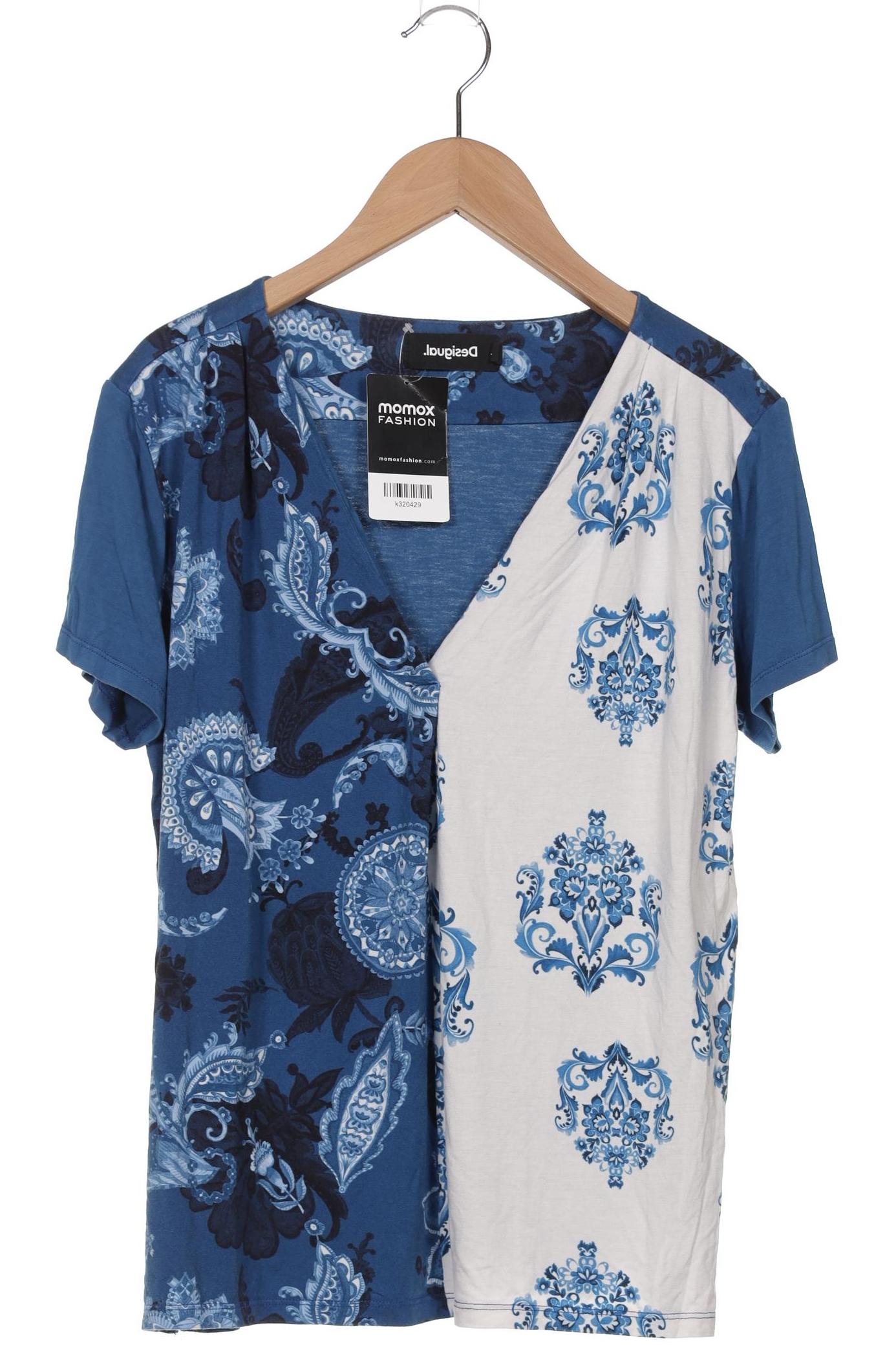 

Desigual Damen T-Shirt, blau, Gr. 44