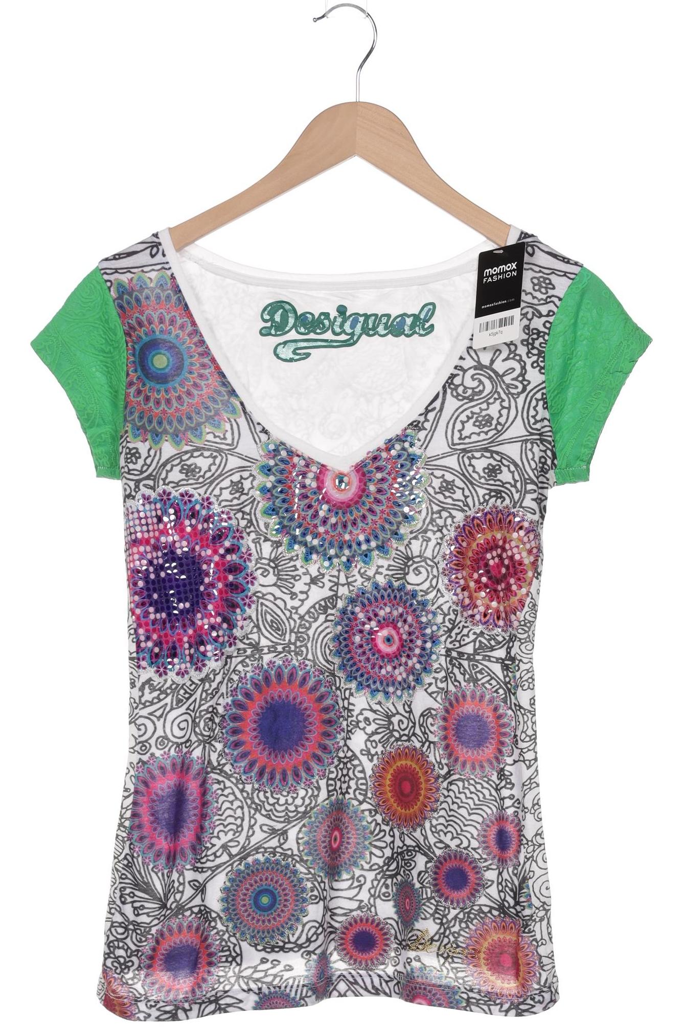 

Desigual Damen T-Shirt, mehrfarbig, Gr. 38