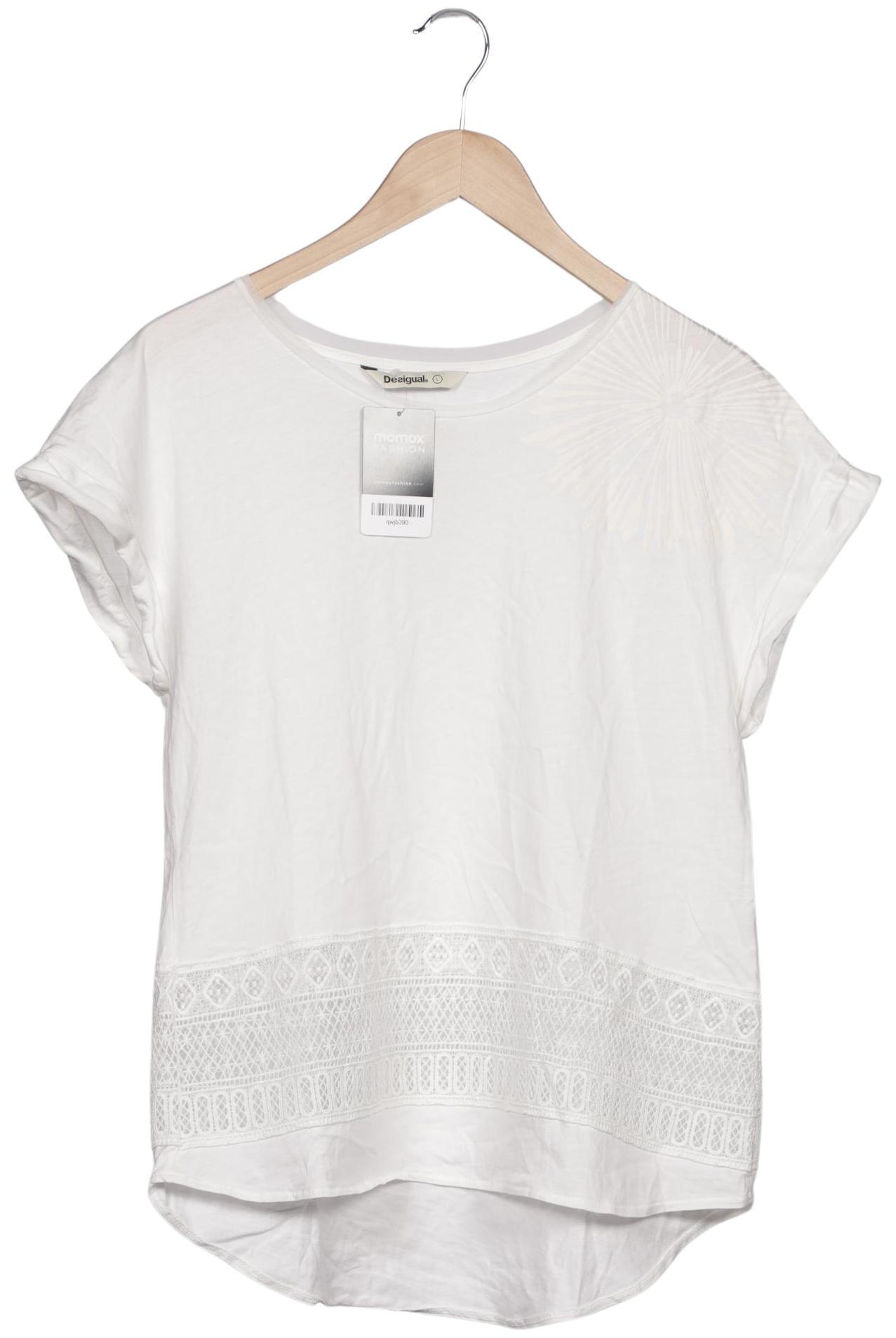 

Desigual Damen T-Shirt, weiß, Gr. 42