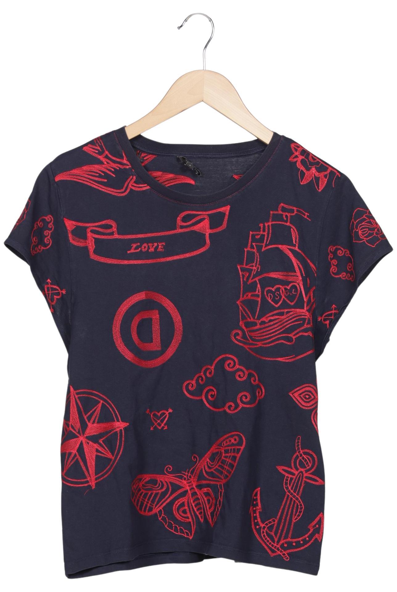 

Desigual Damen T-Shirt, mehrfarbig, Gr. 42