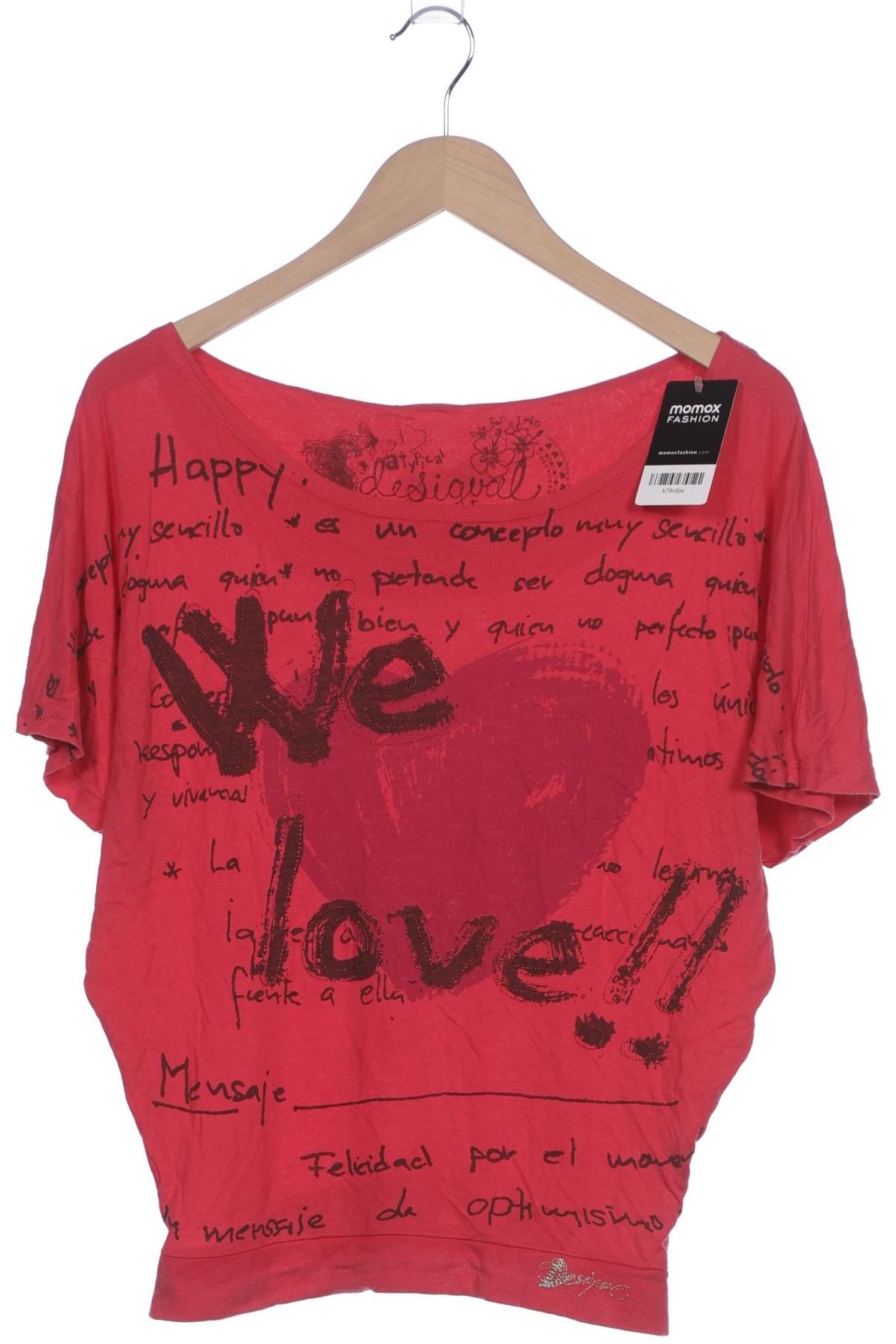 

Desigual Damen T-Shirt, pink, Gr. 36