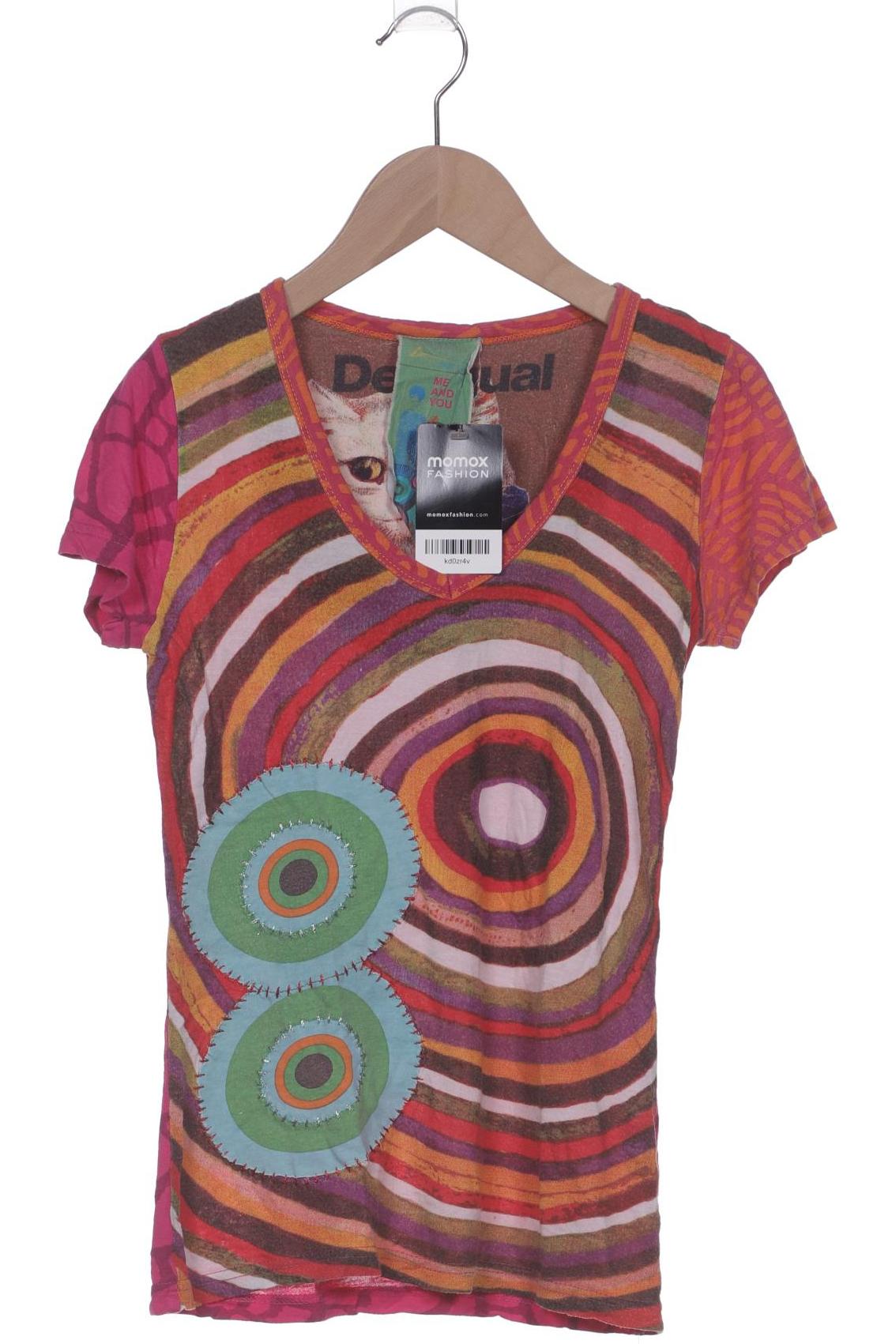 

Desigual Damen T-Shirt, mehrfarbig, Gr. 36