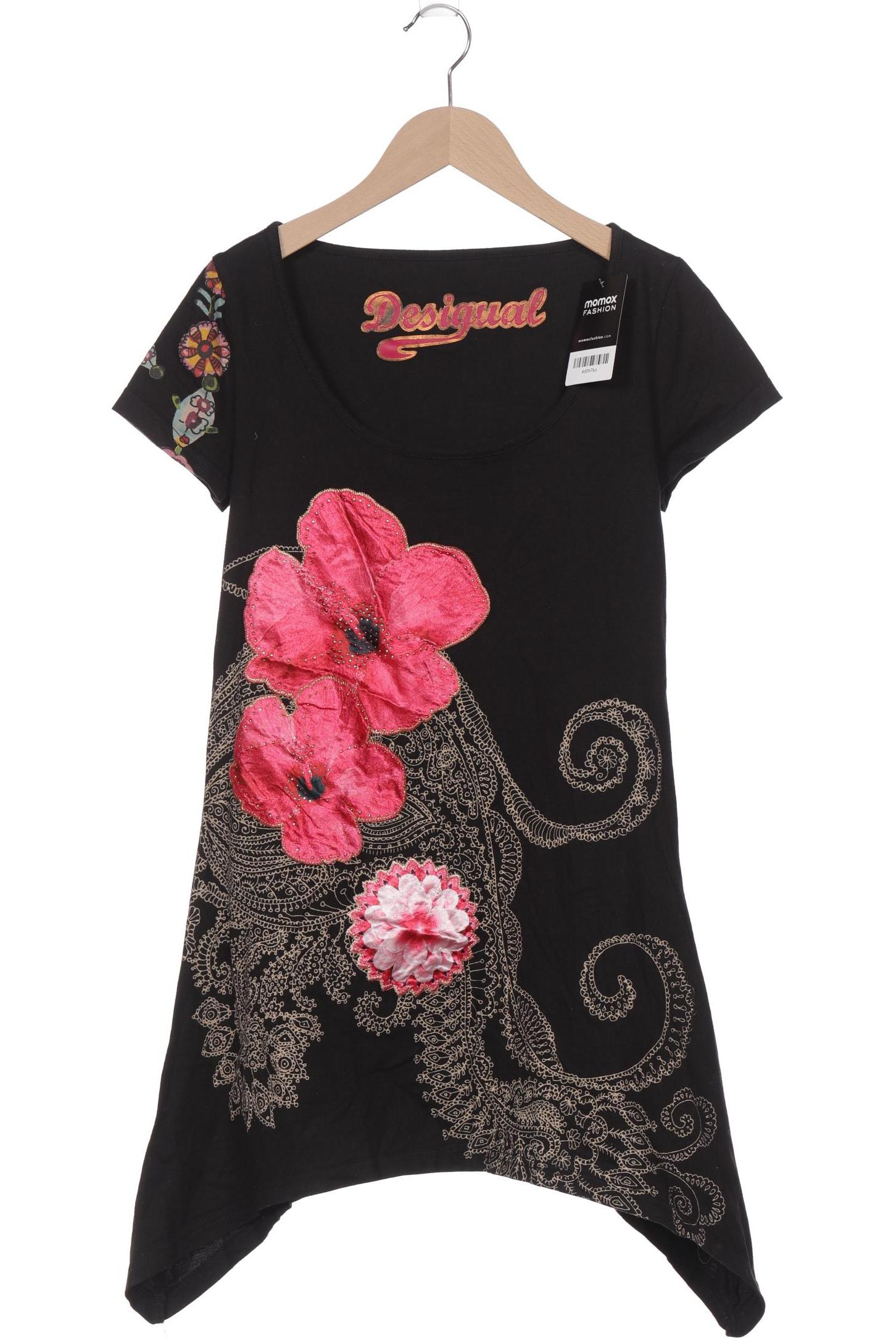 

Desigual Damen T-Shirt, schwarz, Gr. 36