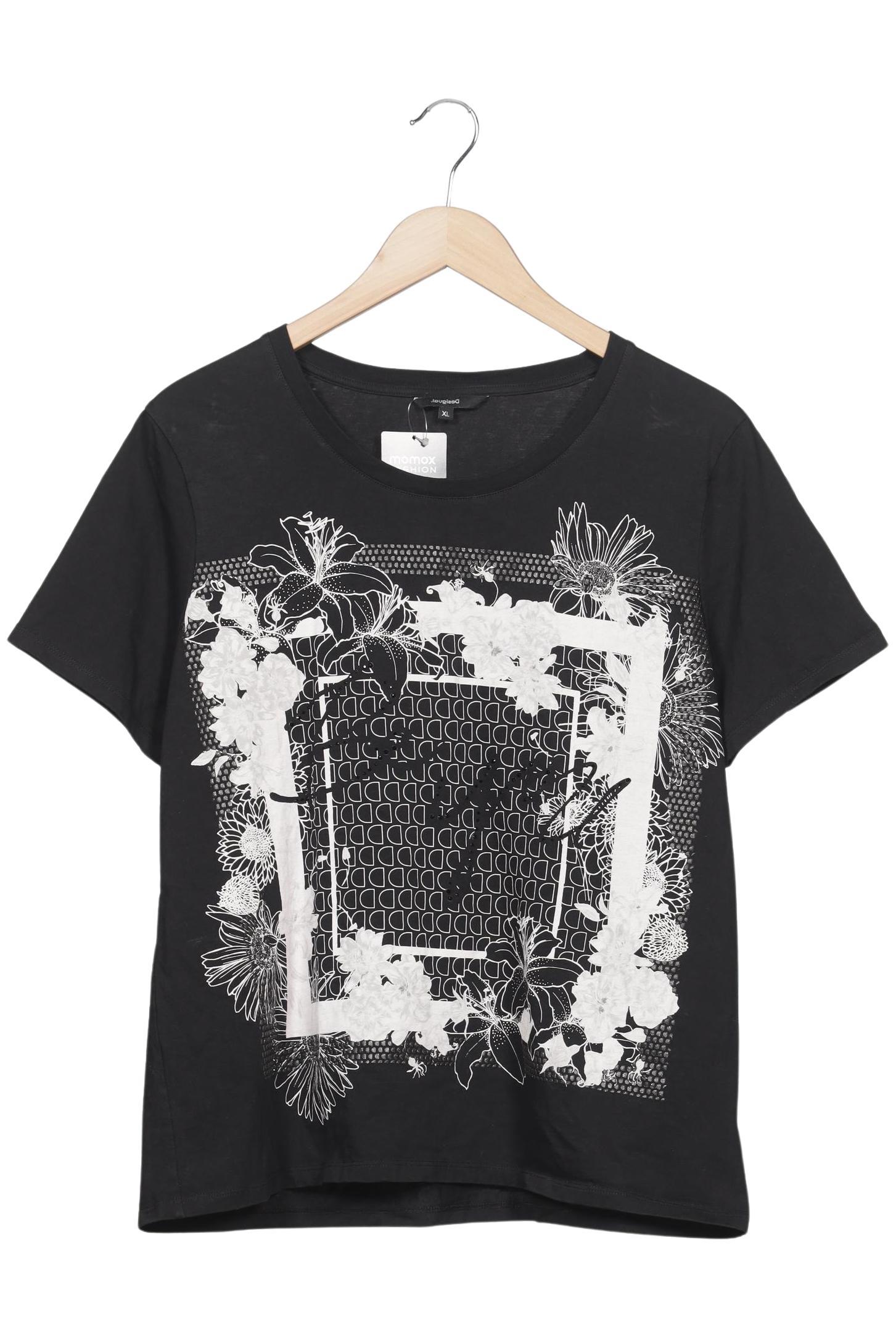 

Desigual Damen T-Shirt, schwarz, Gr. 44