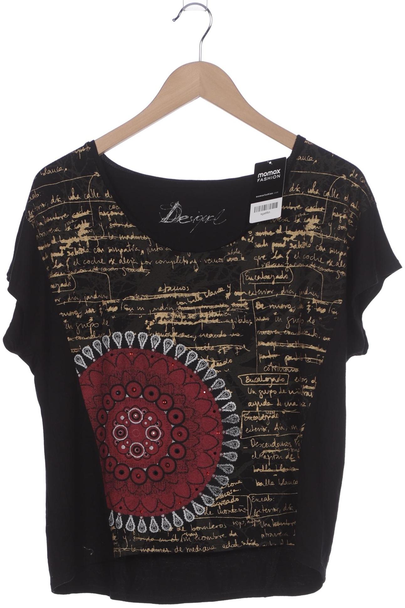 

Desigual Damen T-Shirt, schwarz, Gr. 44