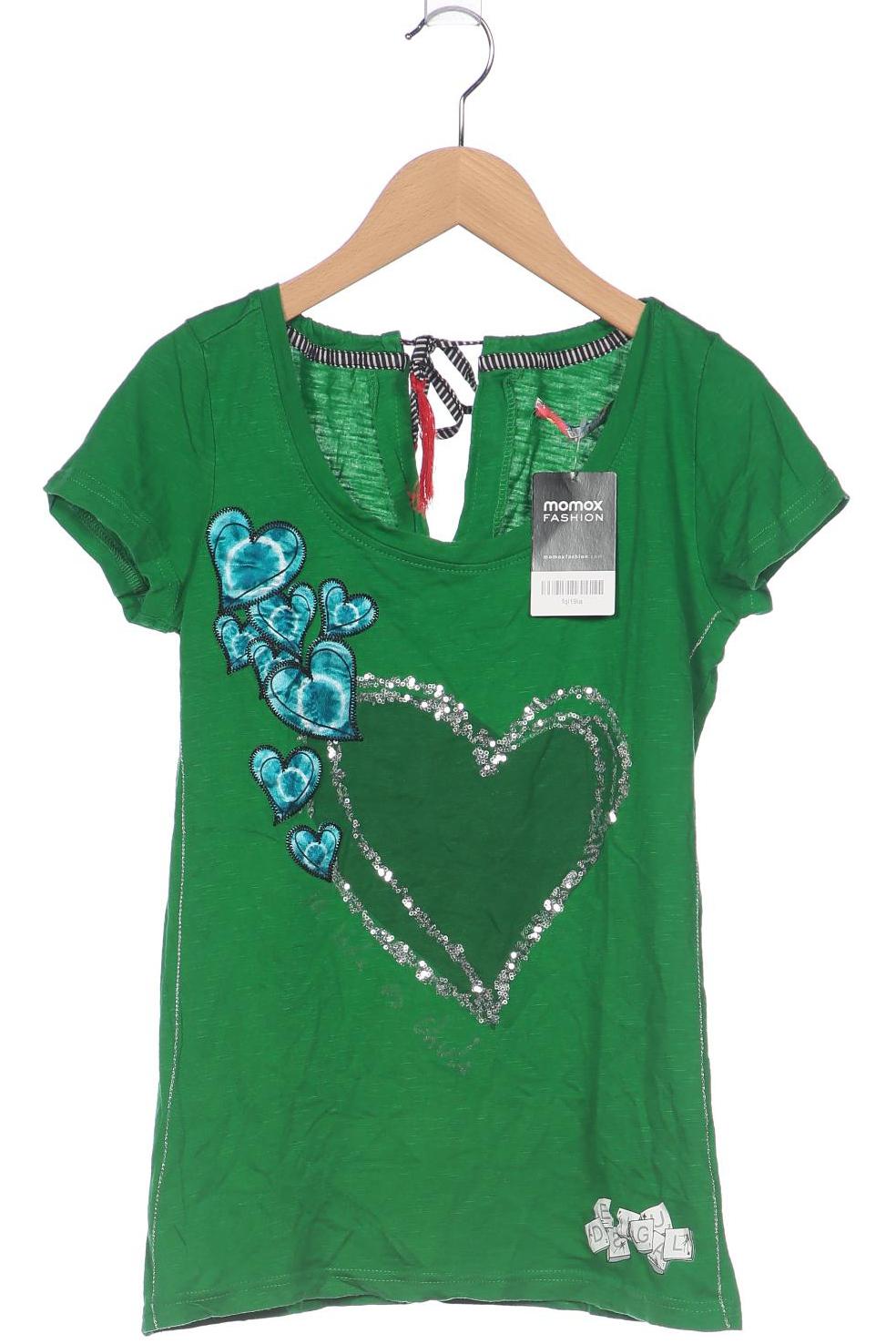 

Desigual Damen T-Shirt, grün, Gr. 36