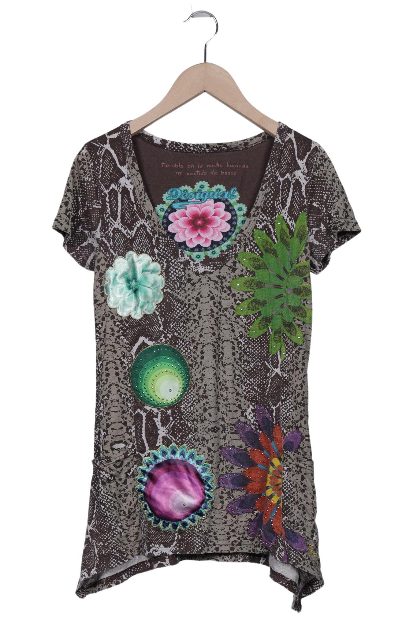 

Desigual Damen T-Shirt, mehrfarbig, Gr. 38