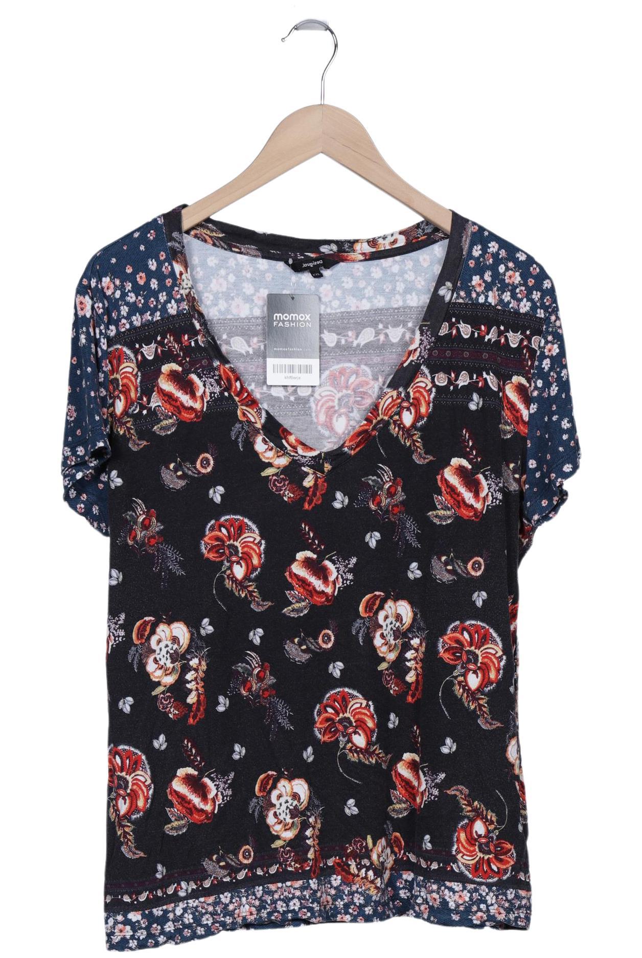 

Desigual Damen T-Shirt, schwarz, Gr. 46