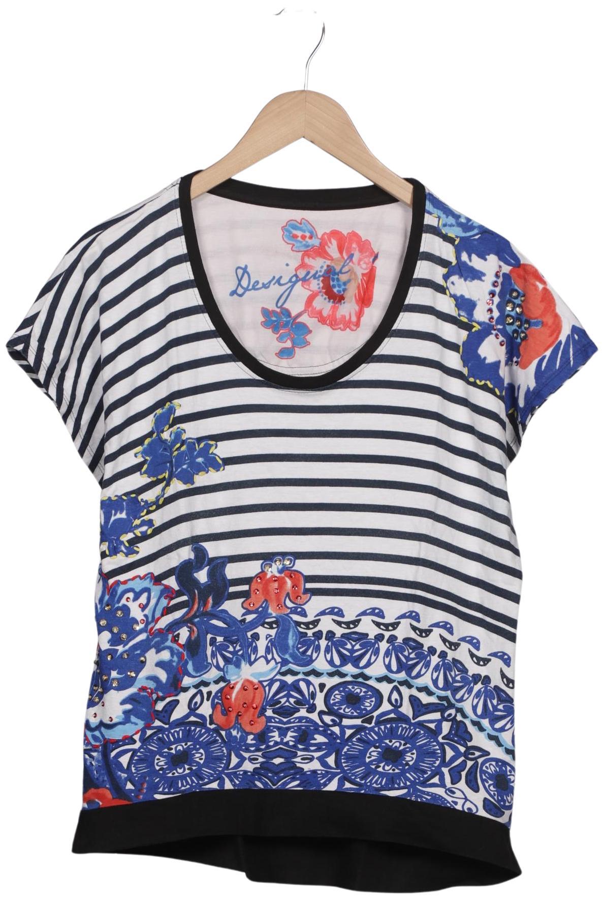 

Desigual Damen T-Shirt, marineblau, Gr. 44