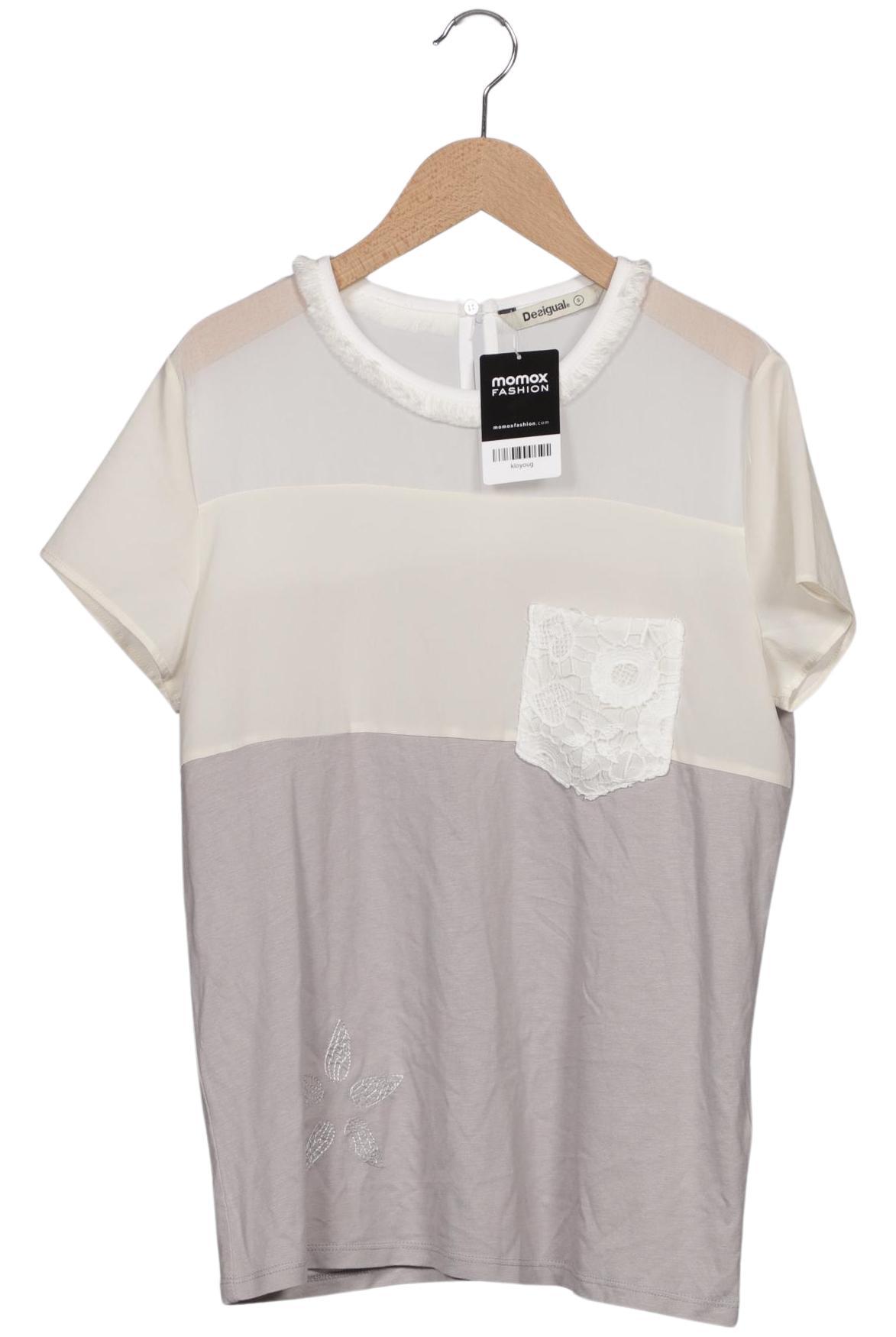 

Desigual Damen T-Shirt, grau, Gr. 36