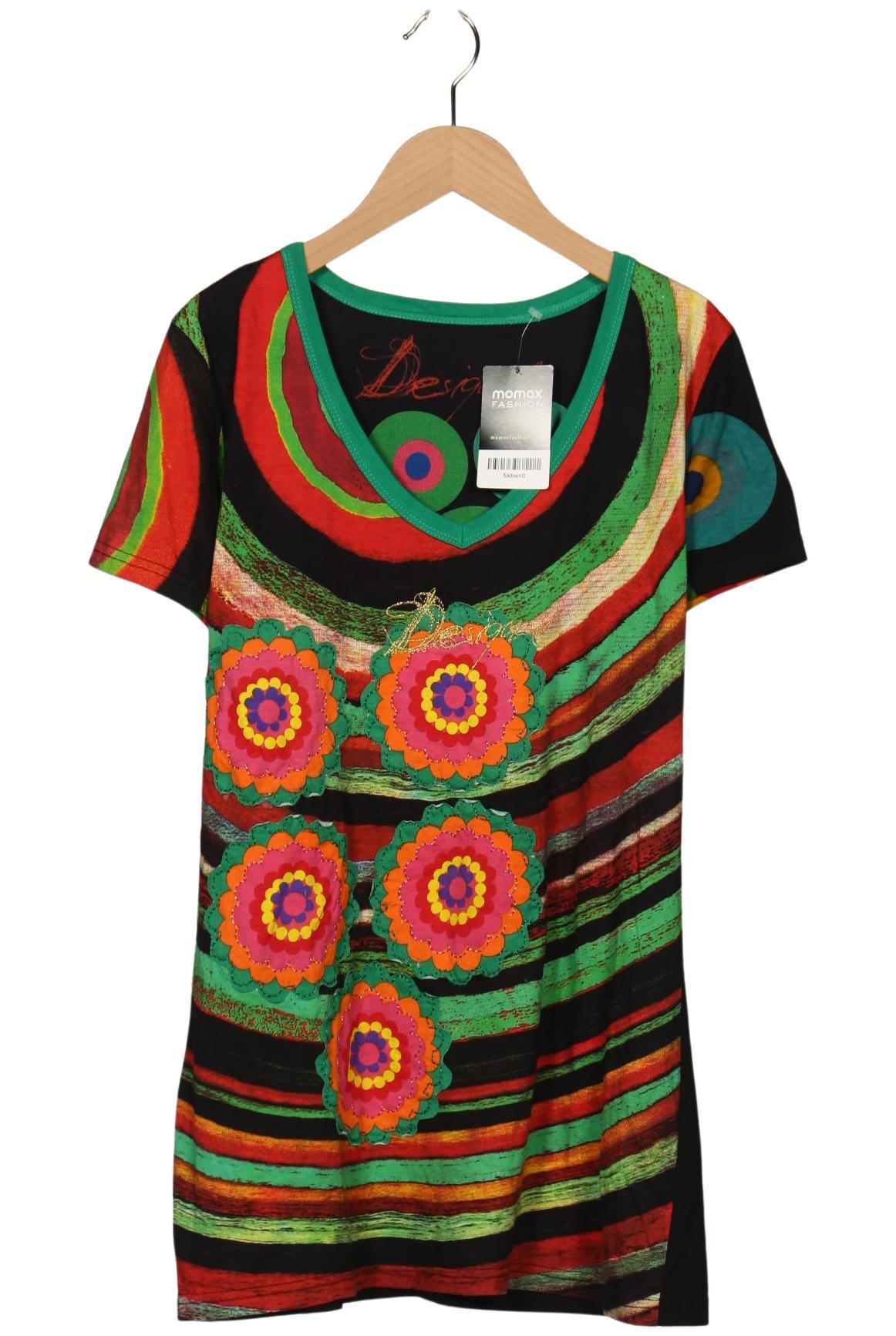 

Desigual Damen T-Shirt, mehrfarbig, Gr. 44