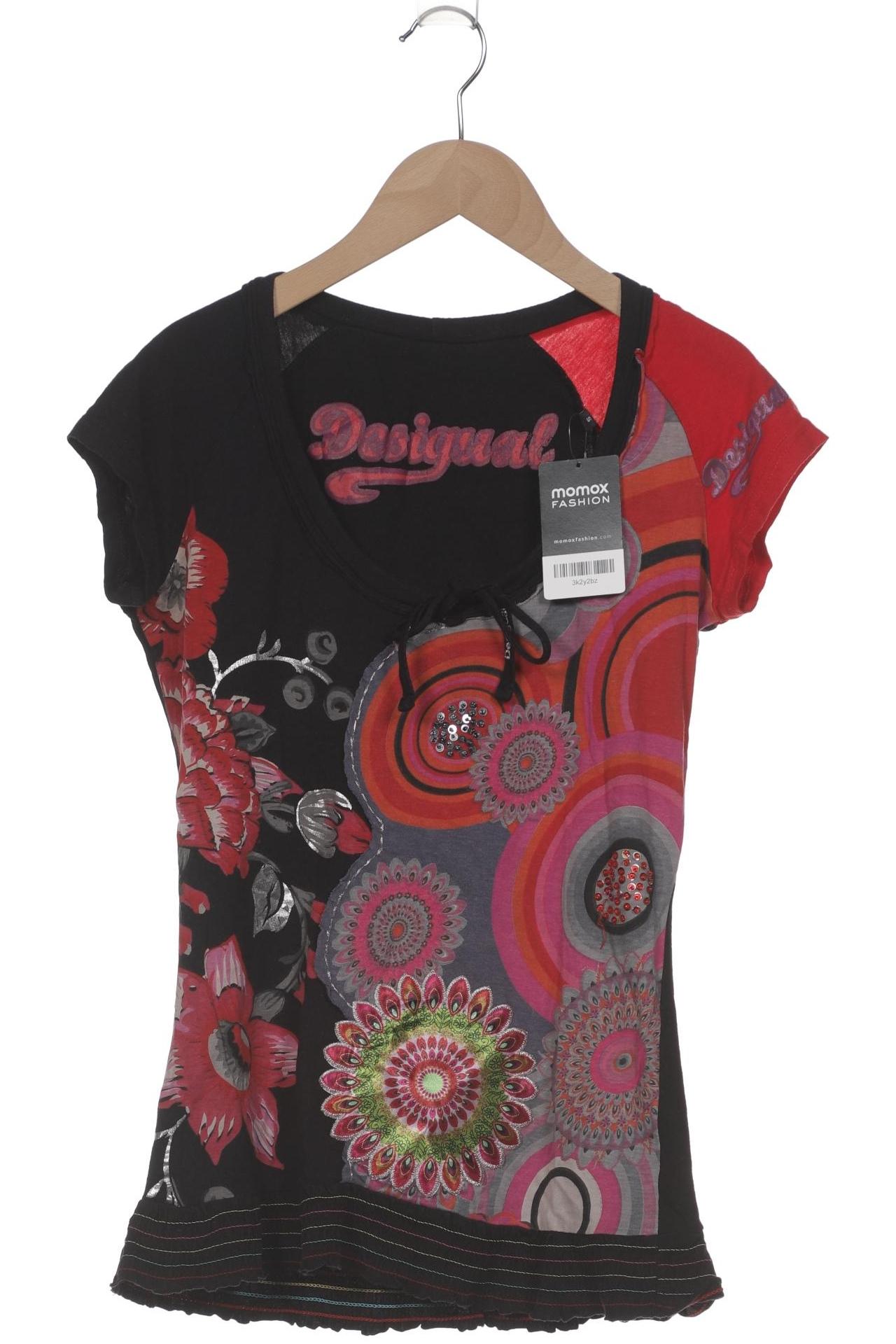 

Desigual Damen T-Shirt, schwarz, Gr. 36