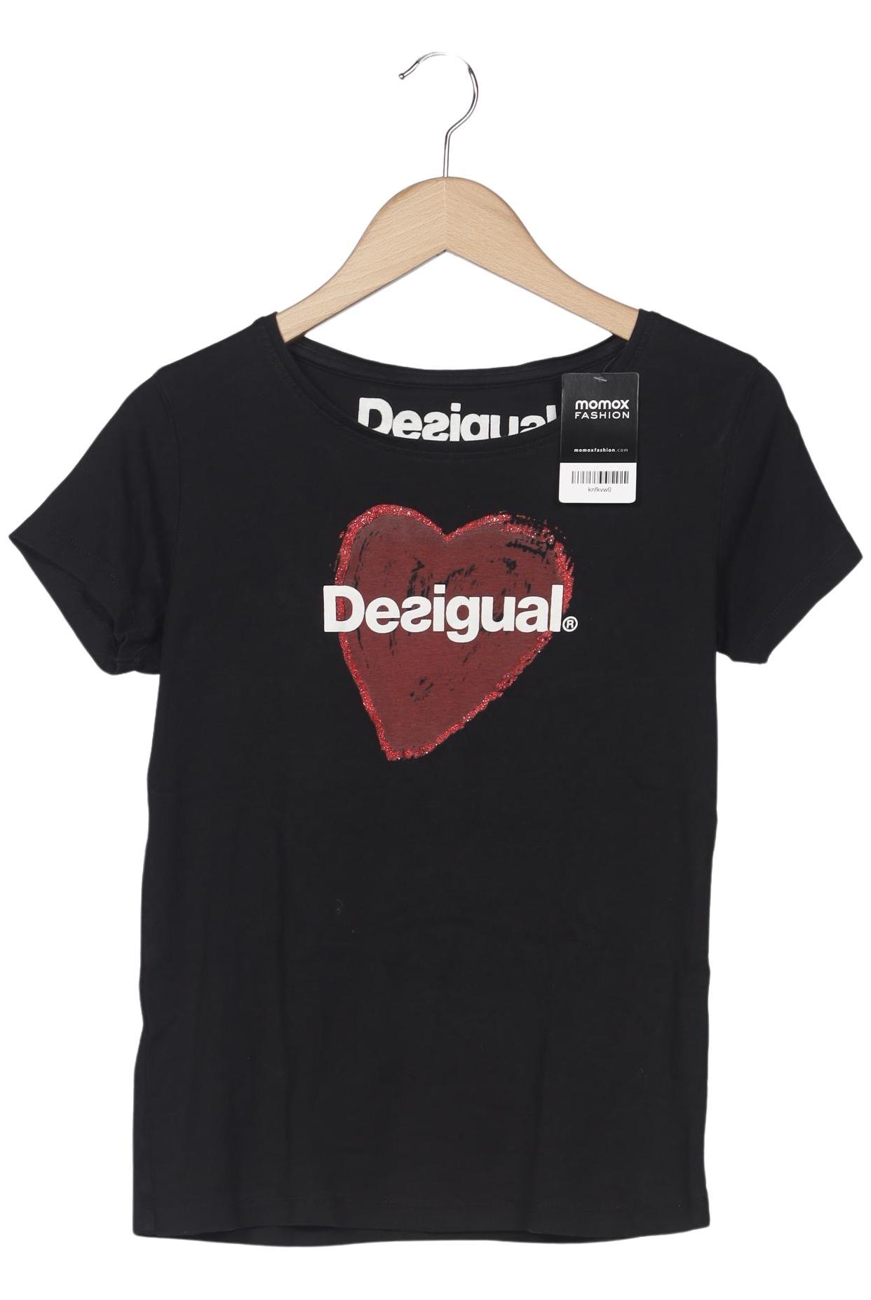 

Desigual Damen T-Shirt, schwarz, Gr. 38