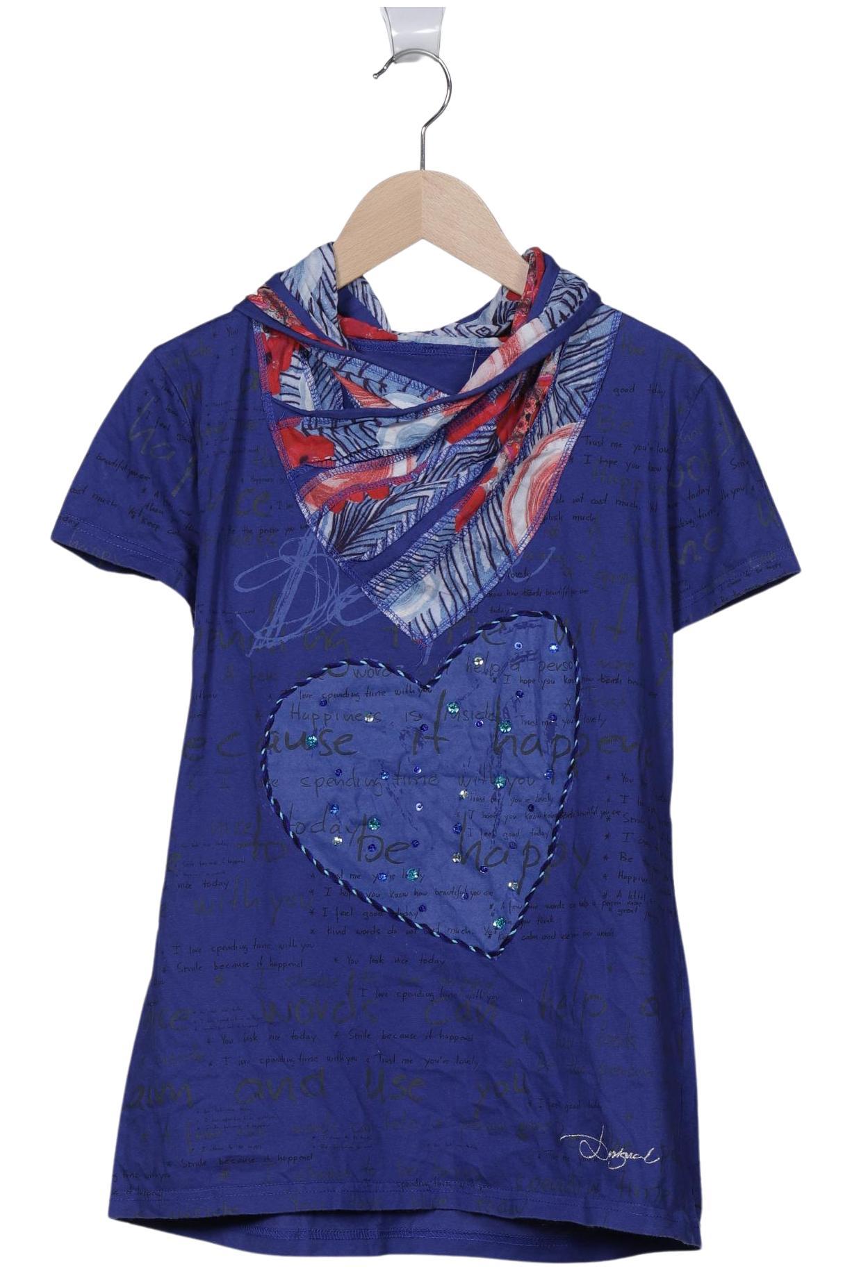 

Desigual Damen T-Shirt, blau, Gr. 42