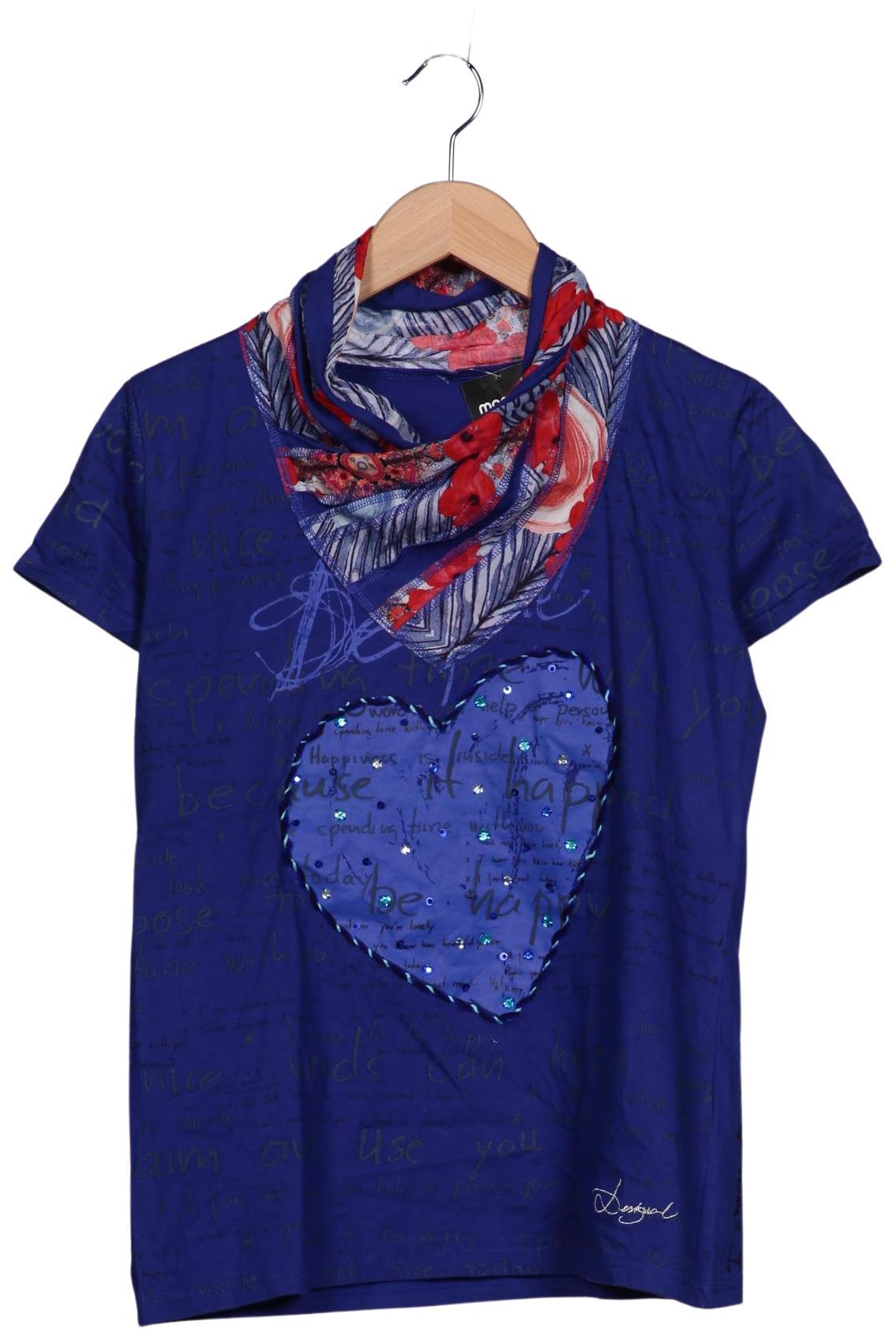 

Desigual Damen T-Shirt, marineblau, Gr. 44