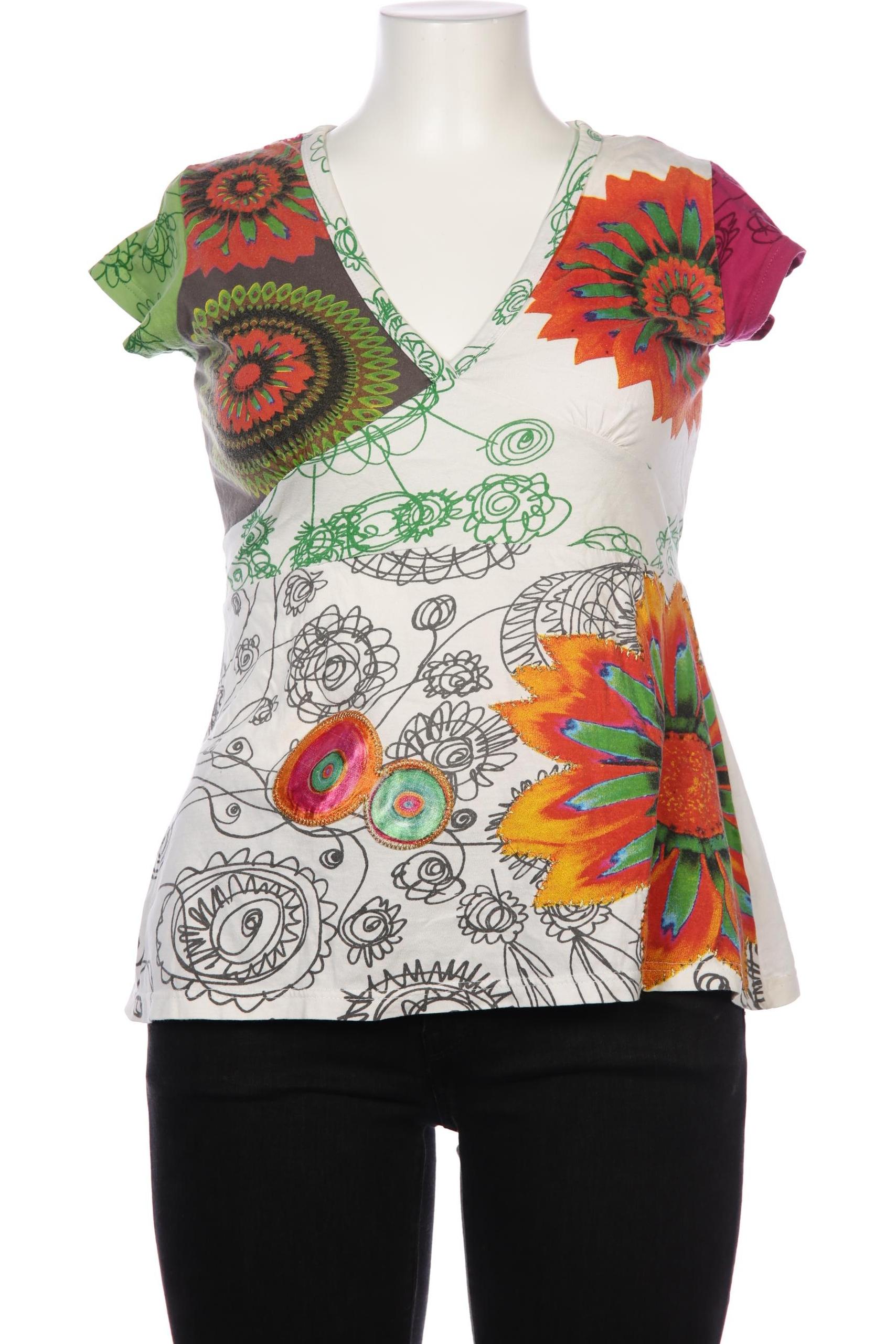 

Desigual Damen T-Shirt, weiß, Gr. 44