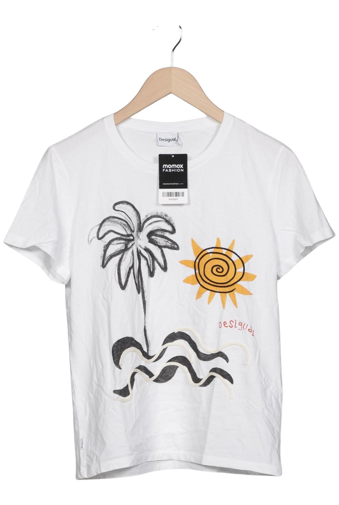 

Desigual Damen T-Shirt, weiß, Gr. 36