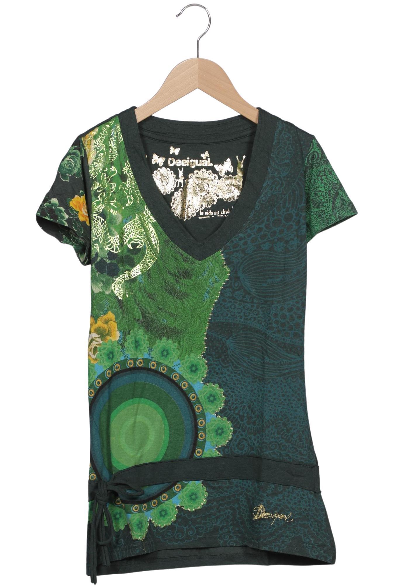 

Desigual Damen T-Shirt, grün, Gr. 38