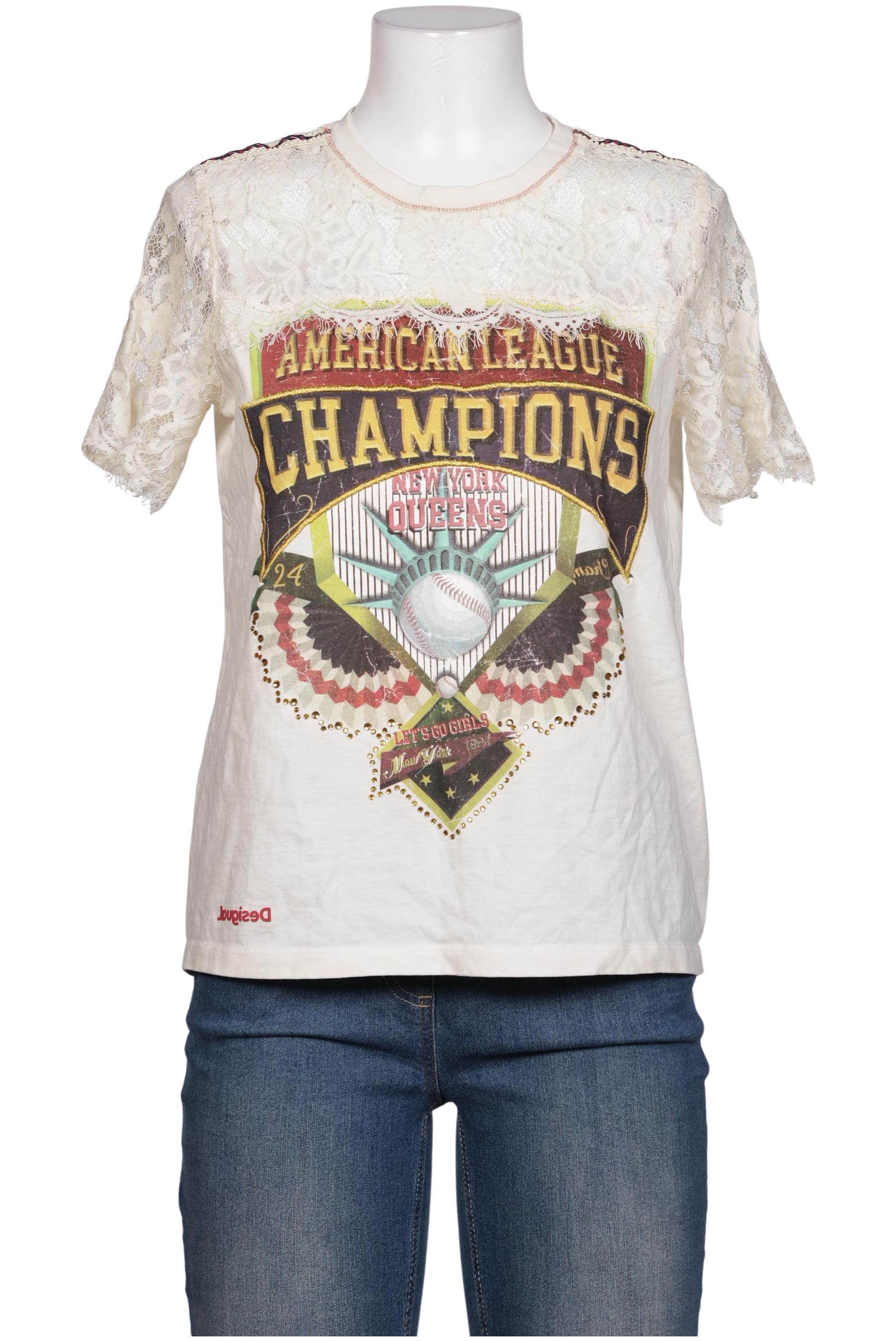 

Desigual Damen T-Shirt, beige, Gr. 36