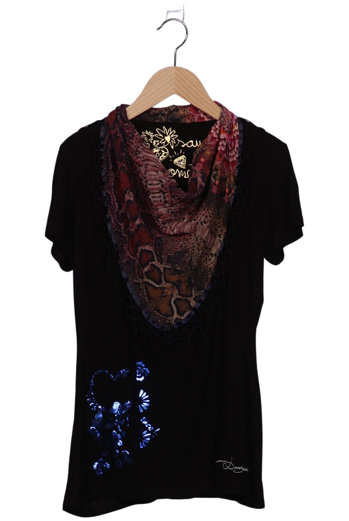 

Desigual Damen T-Shirt, schwarz, Gr. 38