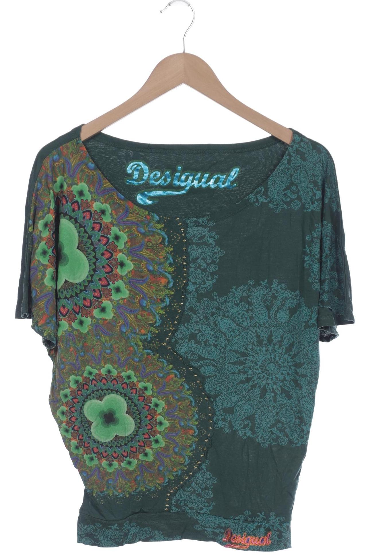 

Desigual Damen T-Shirt, grün, Gr. 36