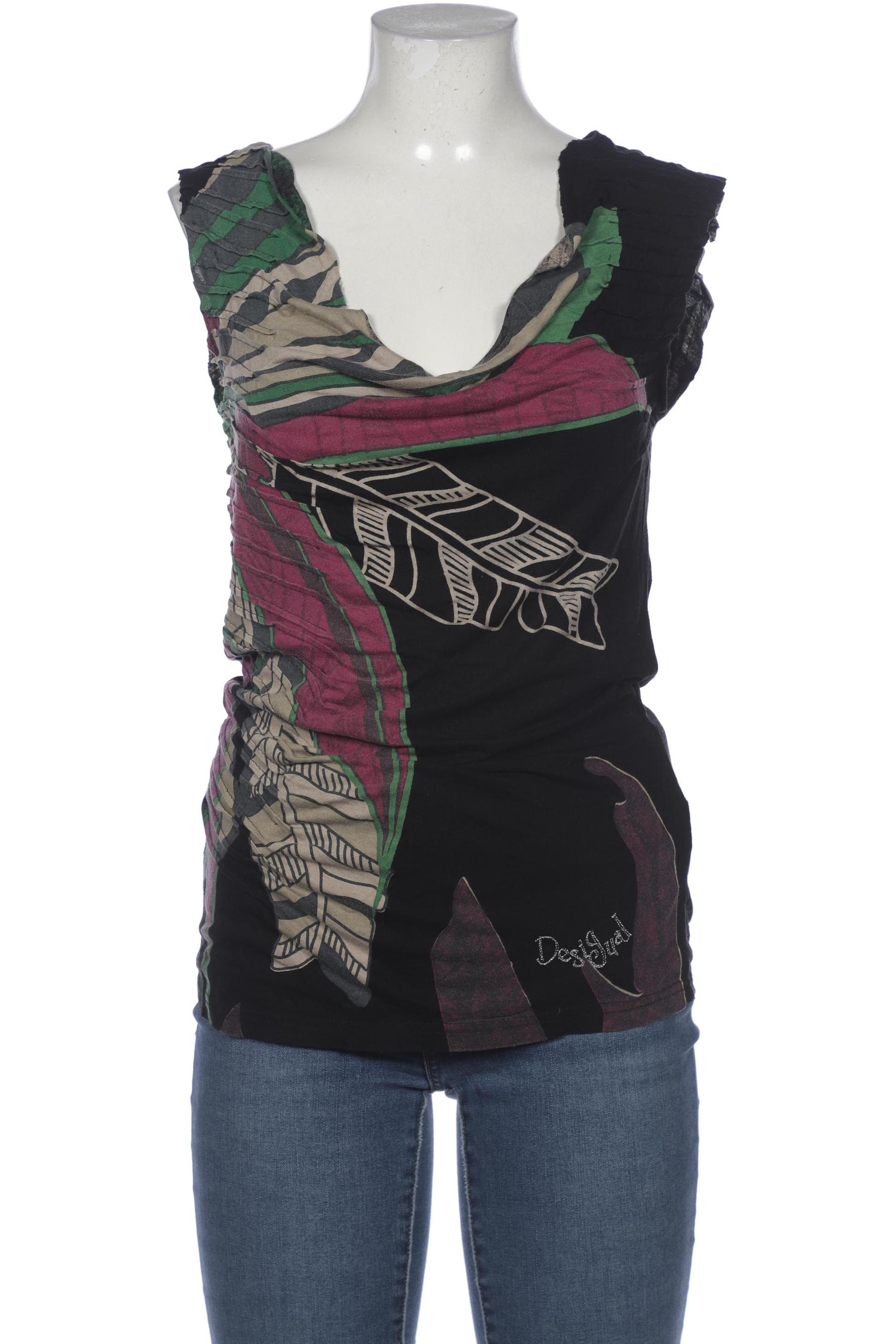 

Desigual Damen T-Shirt, schwarz, Gr. 42