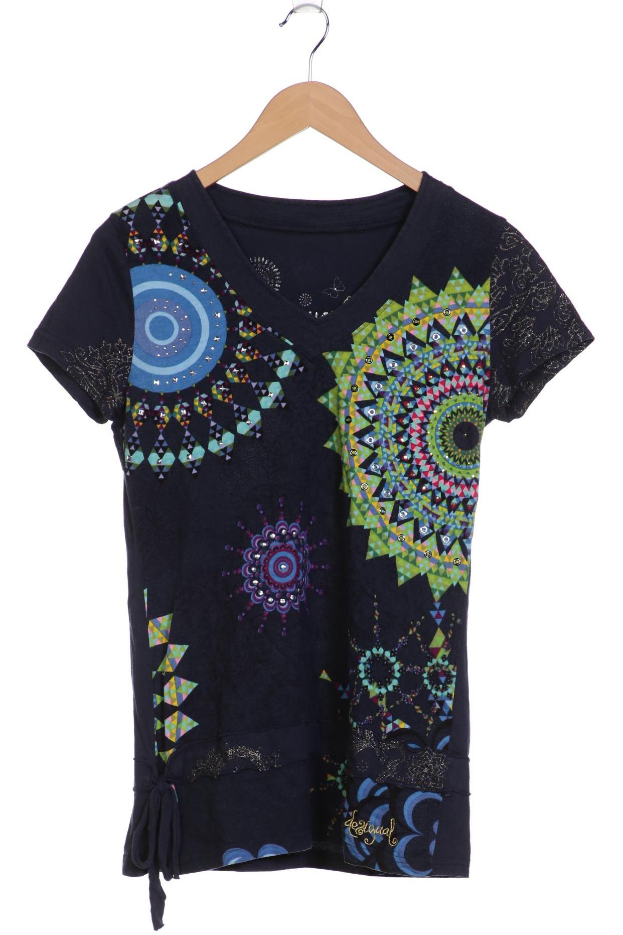 

Desigual Damen T-Shirt, marineblau, Gr. 42