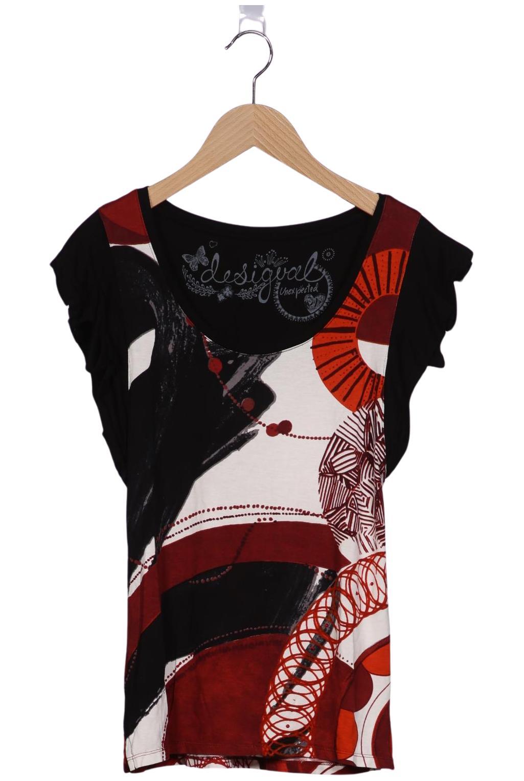 

Desigual Damen T-Shirt, mehrfarbig, Gr. 34