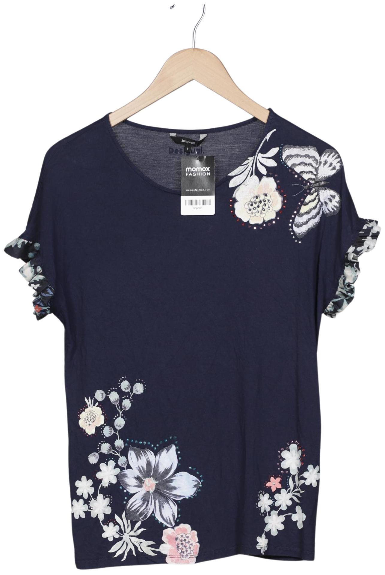 

Desigual Damen T-Shirt, marineblau, Gr. 42