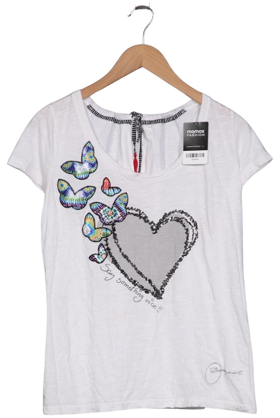 

Desigual Damen T-Shirt, weiß, Gr. 44