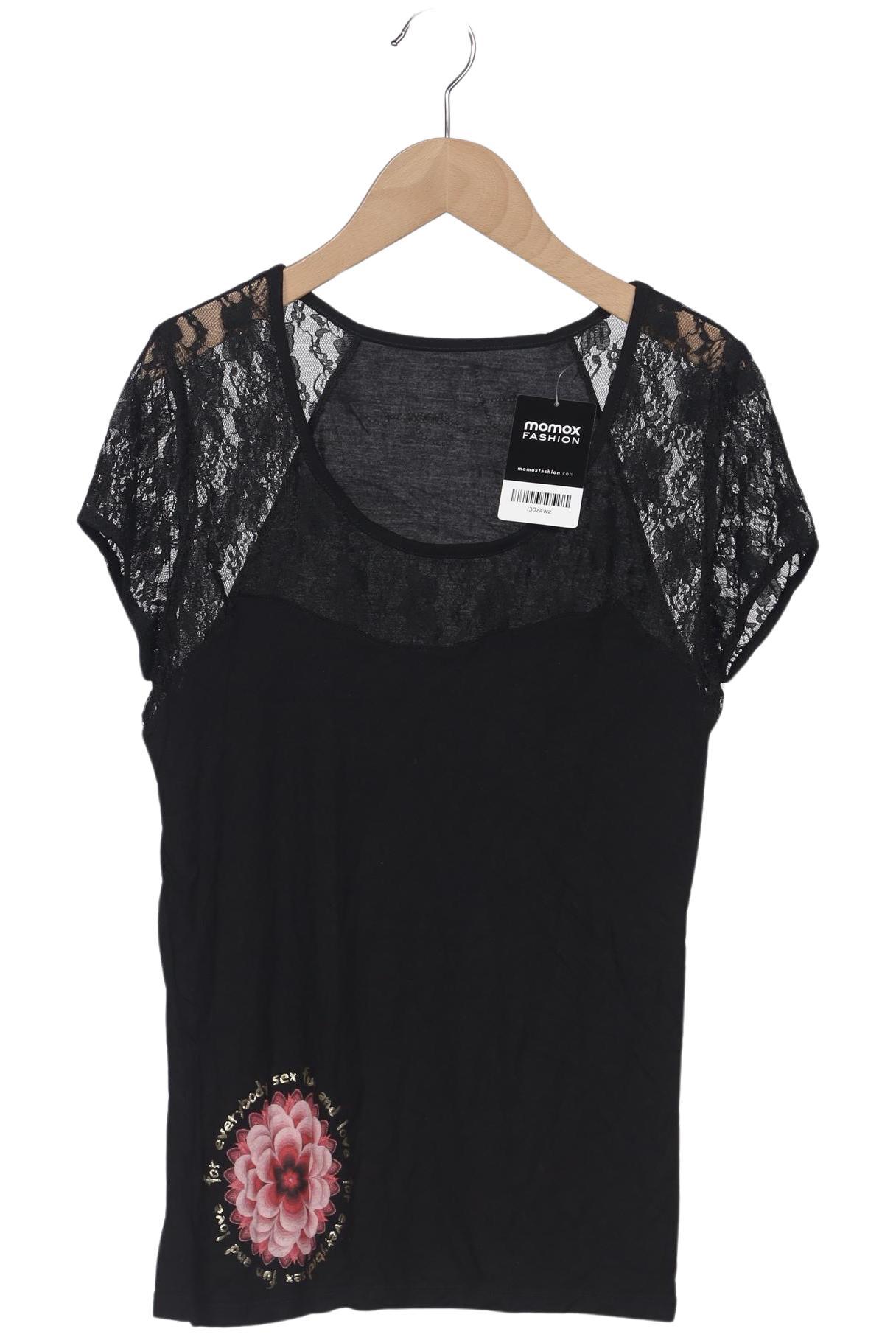 

Desigual Damen T-Shirt, schwarz, Gr. 36